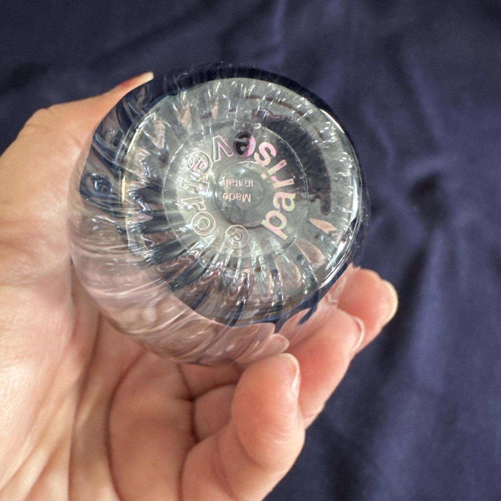 Beautiful Parise Vase Italy Blue Approx 5” Tall