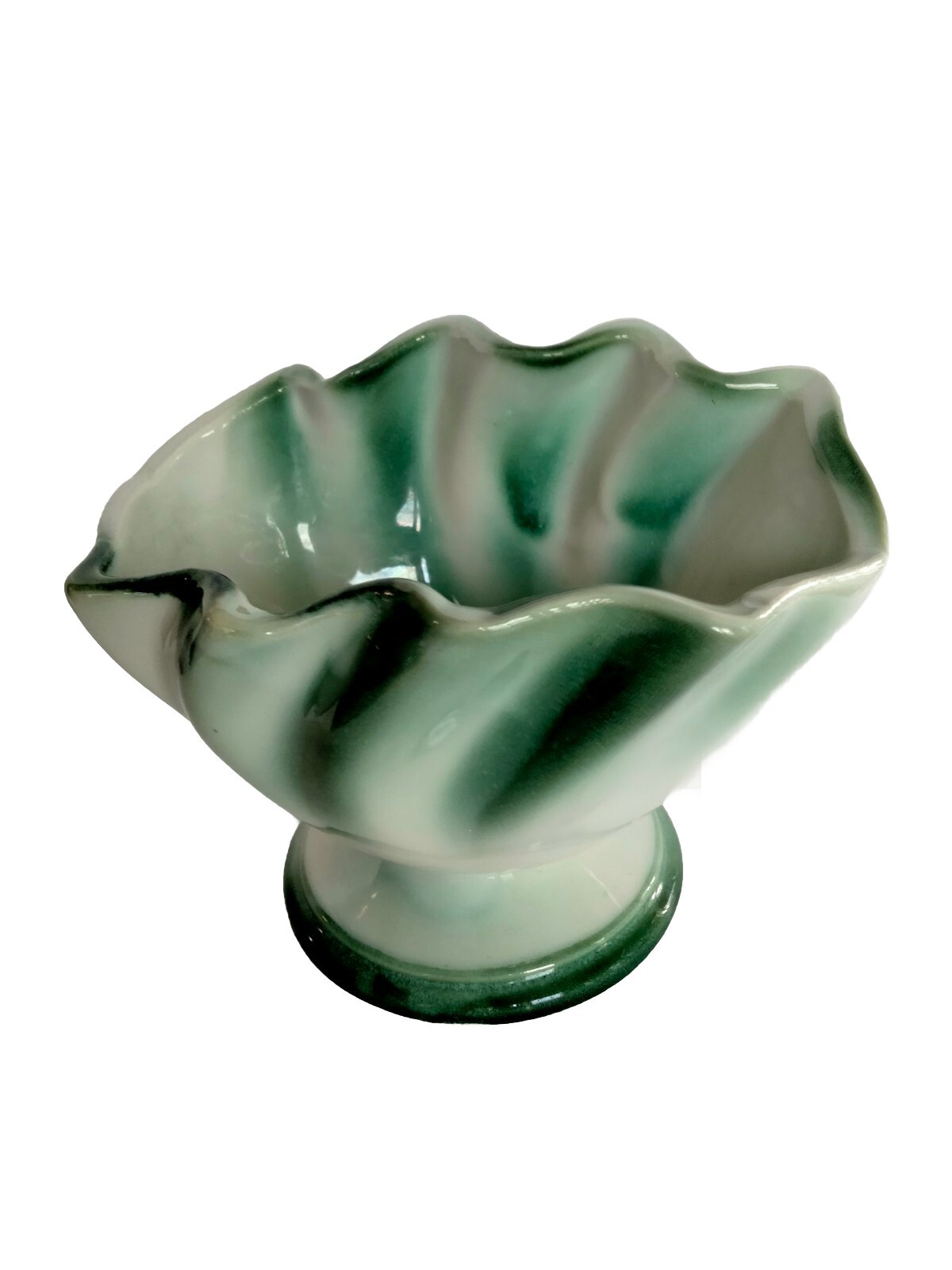 Regal Clam Shell Pottery Planter Bowl Mid Century Modern Scallop Number 803