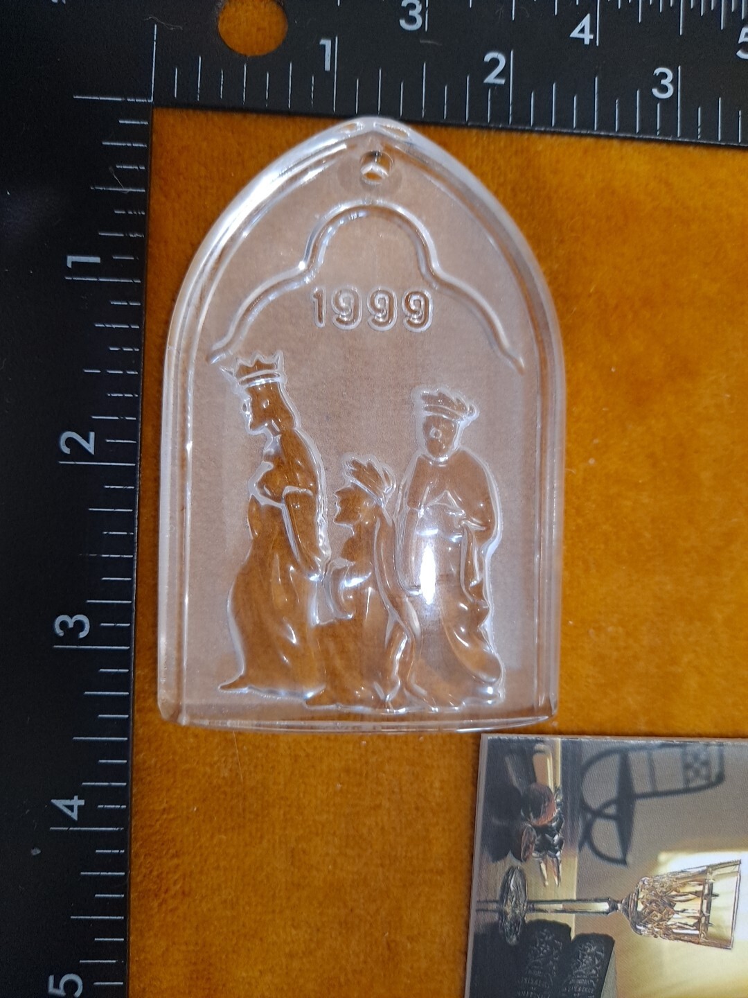 Waterford Crystal The Three Magi (three Wisemen) 1999 Christmas Ornament