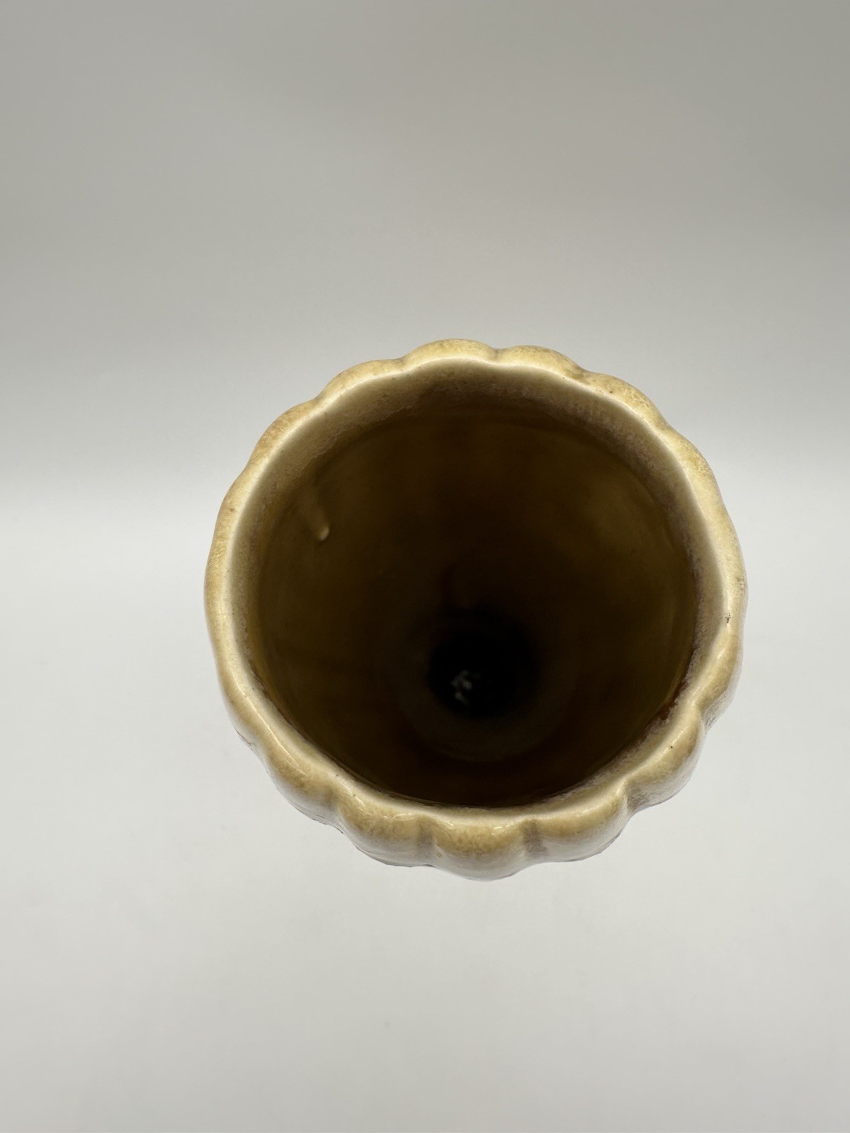 Vintage McCoy Pottery Corinthian Atomic Sunburst Vase USA