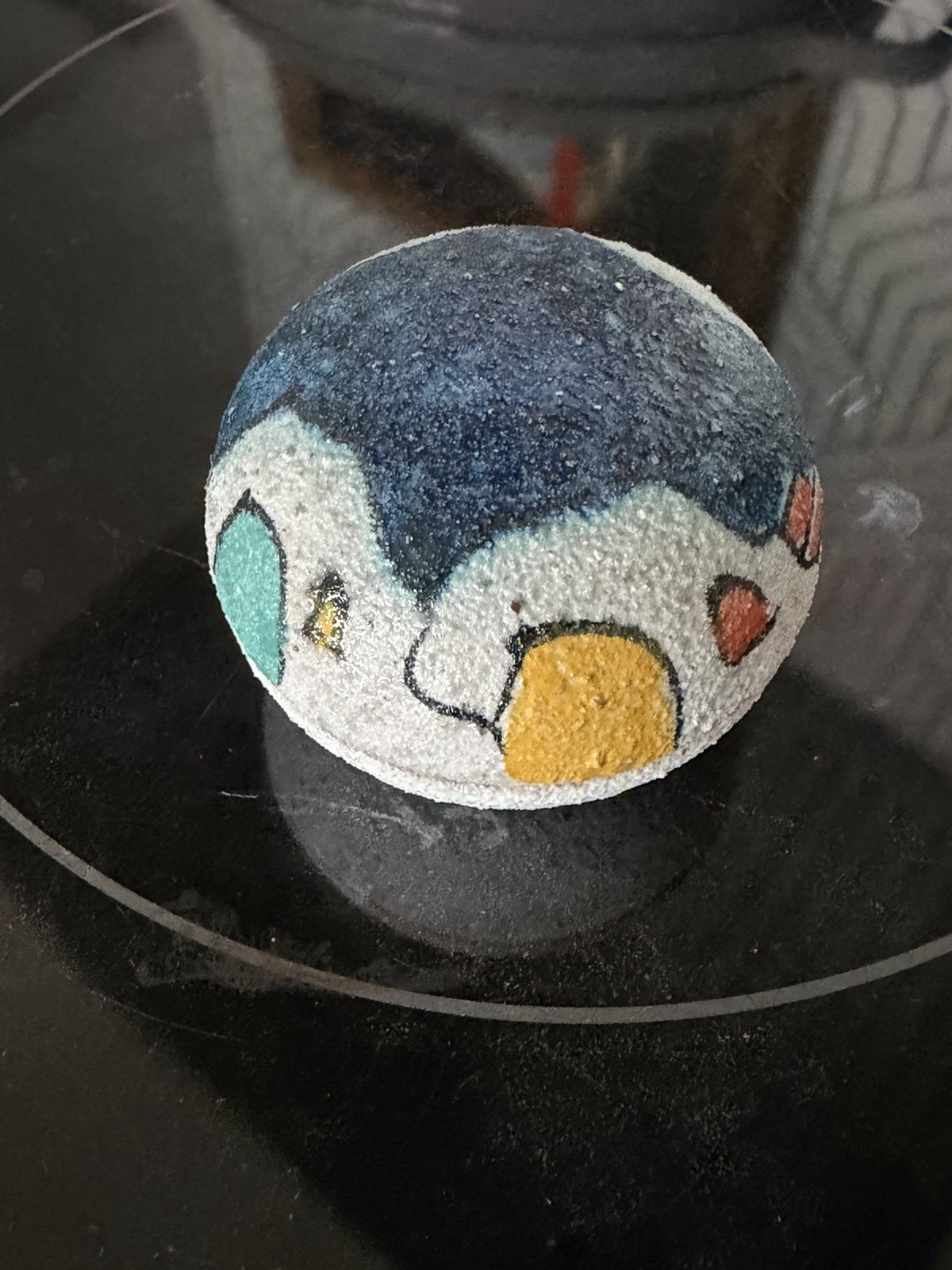Vietri Trinket Box Italy, Hand painted with lid, colorful coastal home decor