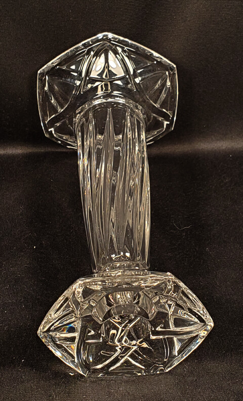 Marquis Waterford Crystal Candlestick or Vase 7 1/4 inches Tall