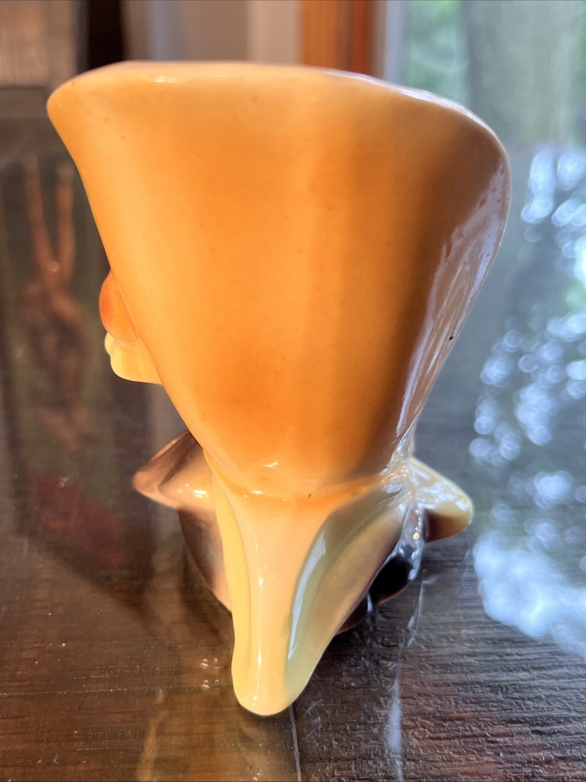 VTG Shawnee Pottery Pixie or Elf Pottery Vase or Planter 4” Earthy Colors