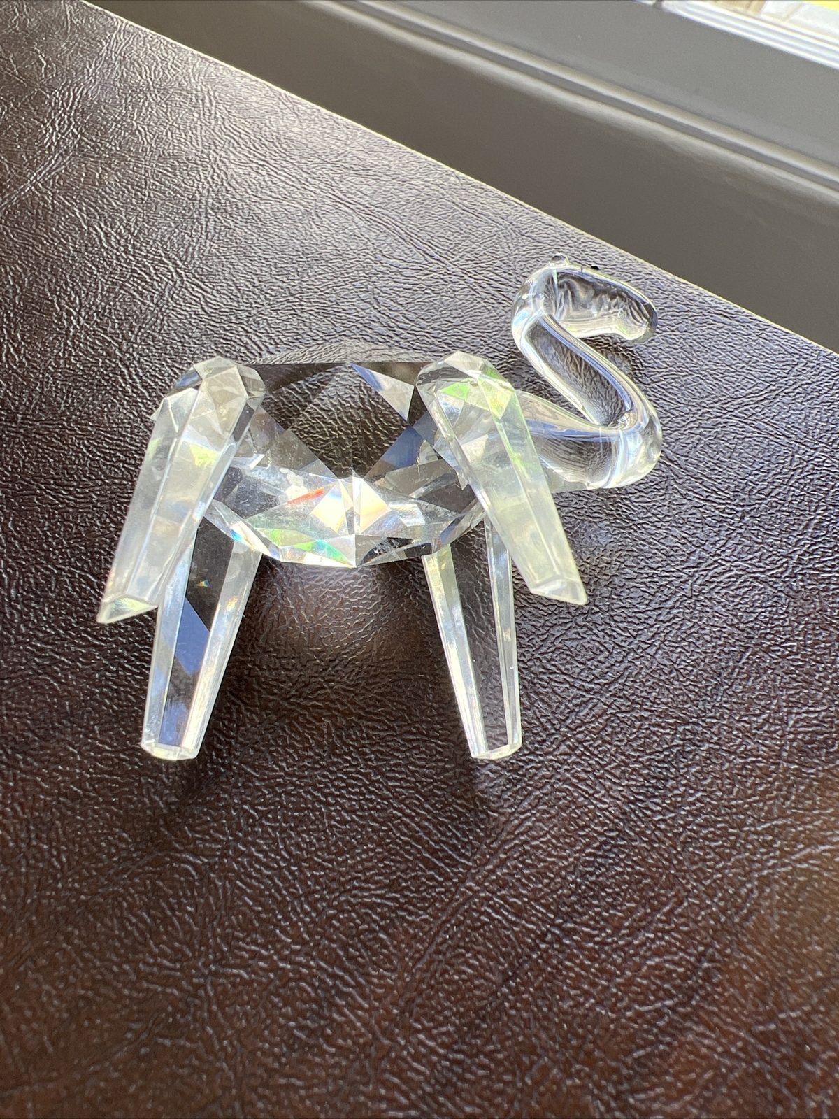 Crystal Camel Figurine, Badash Crystal ? Estate Find in this Box Camel Collector