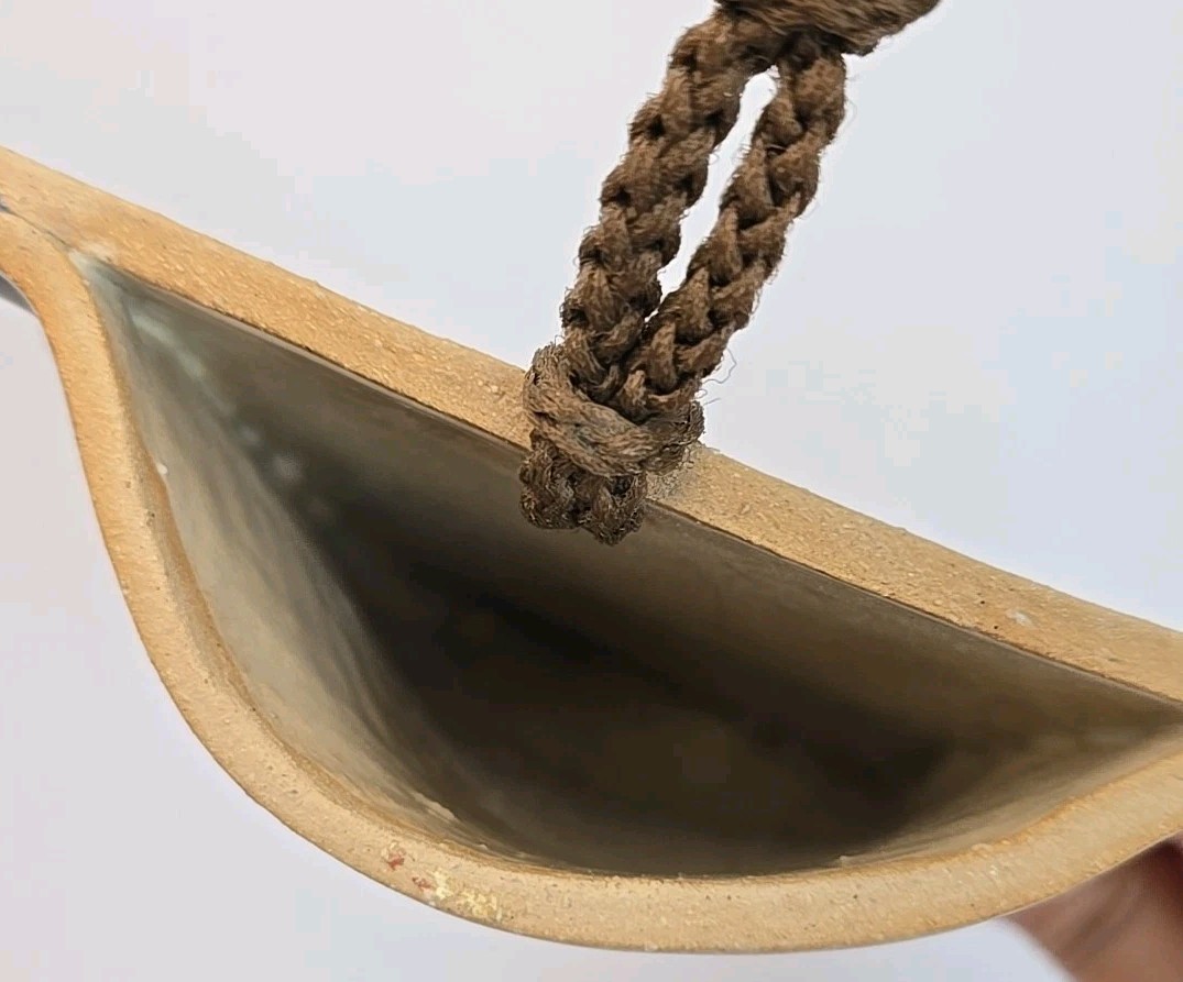 Hand Made Studio Pottery Wall Pocket Planter 6.25″ x 5″ x 1.75″