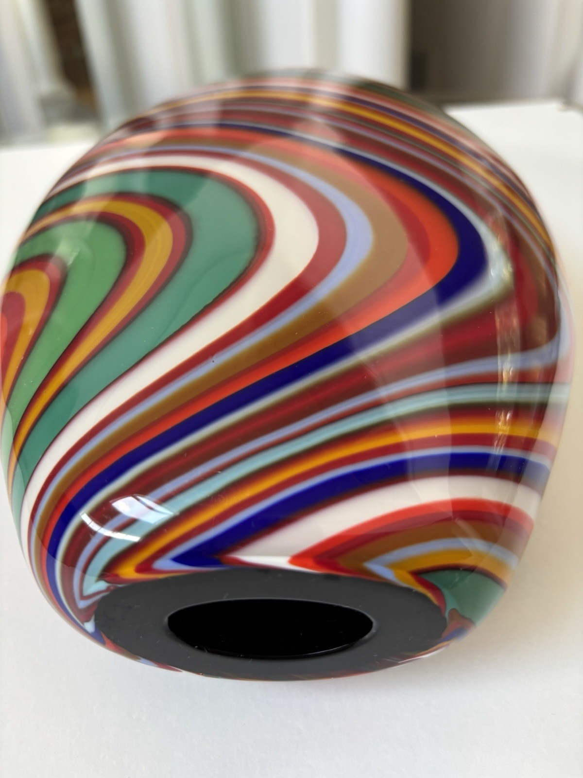 Murano Art Glass Vase “SEGUSO VIRO”Bahia Collection Signed & Numbered Stunning!