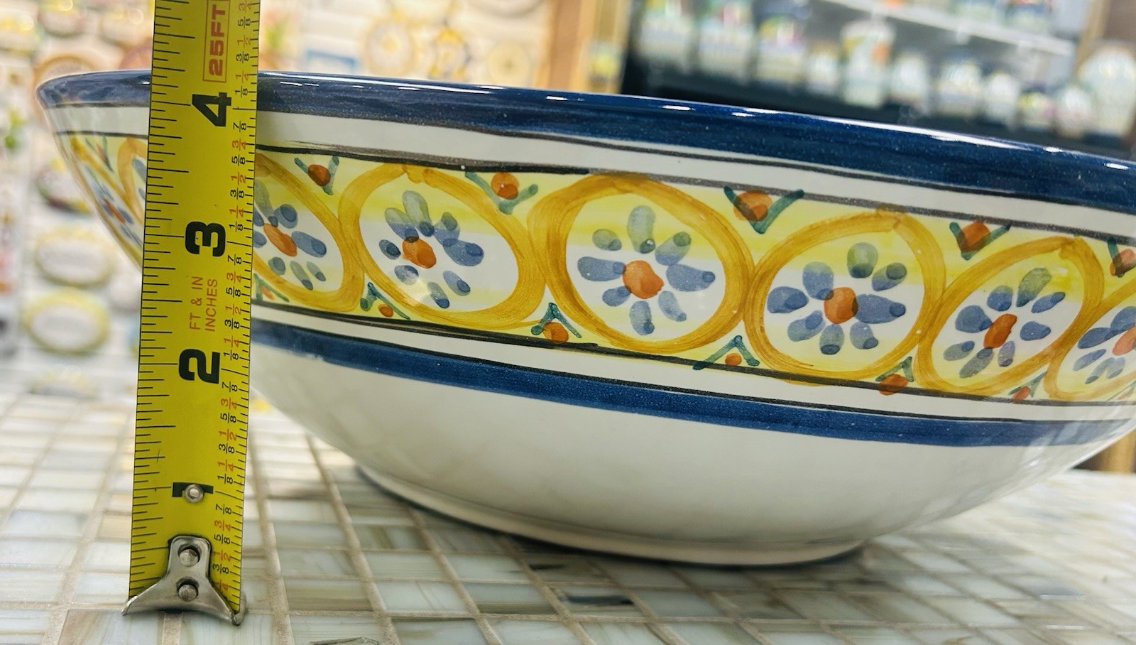 Vietri Pottery- 15’’ Bowl Made/painted By Hand In Italy