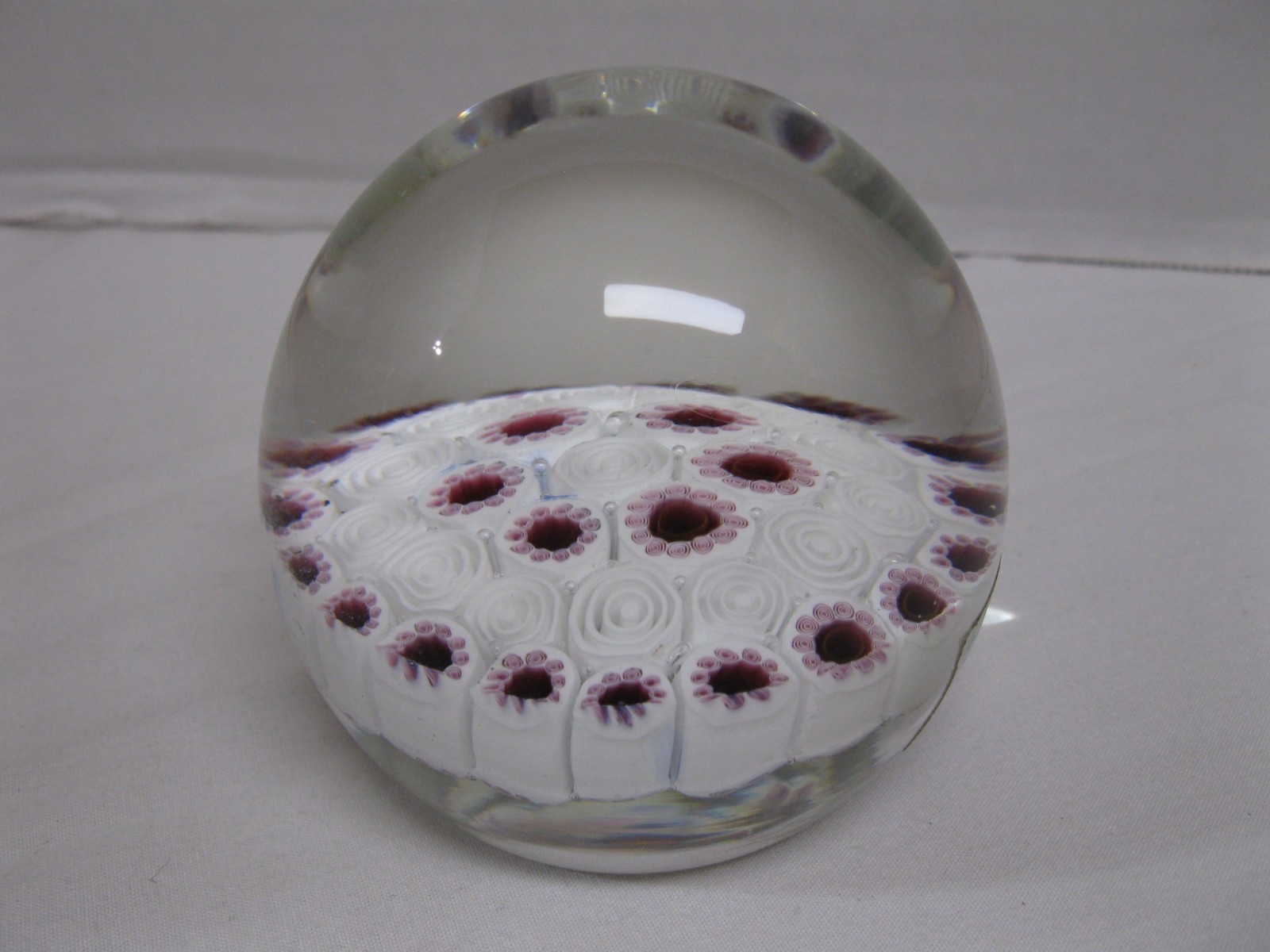Paperweight Millefiori KB Koscherak Brothers Italy Vintage w/ Original Sticker