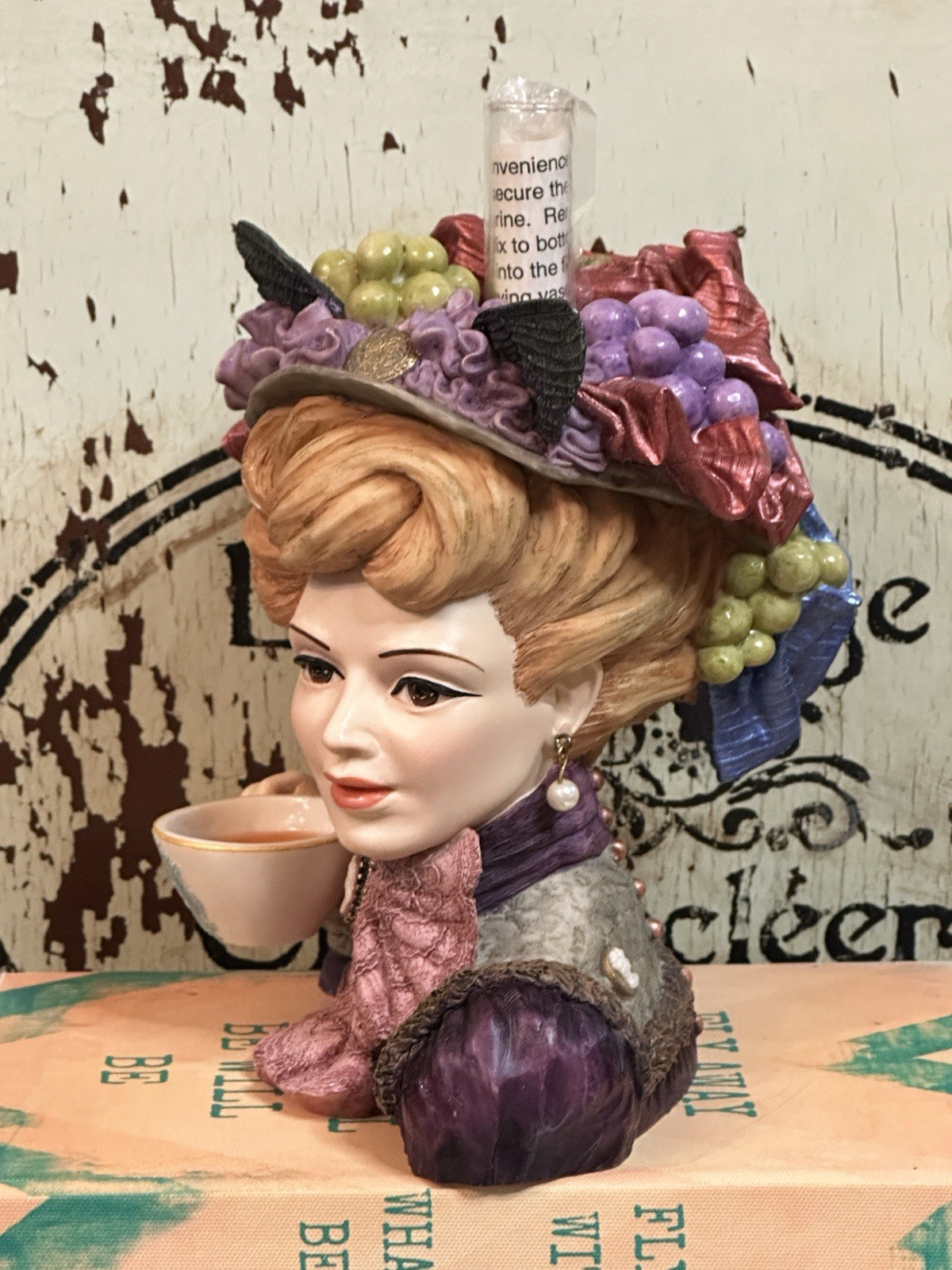 2003 Cameo Girls Sasha 1898 “Victorian Tea Party” Lady Vase Edition #900/1500