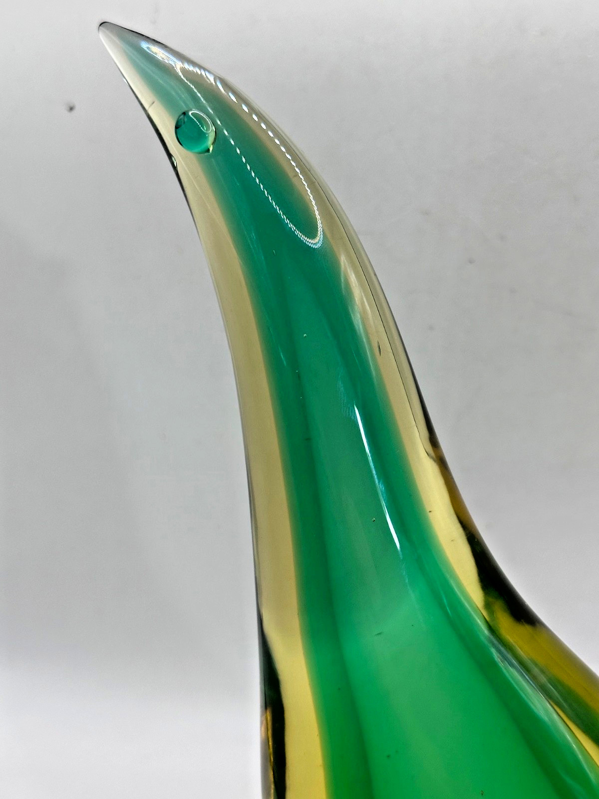 Vintage Murano Glass Sommerso Seal Penguin Animal Mid Century Modern Seguso