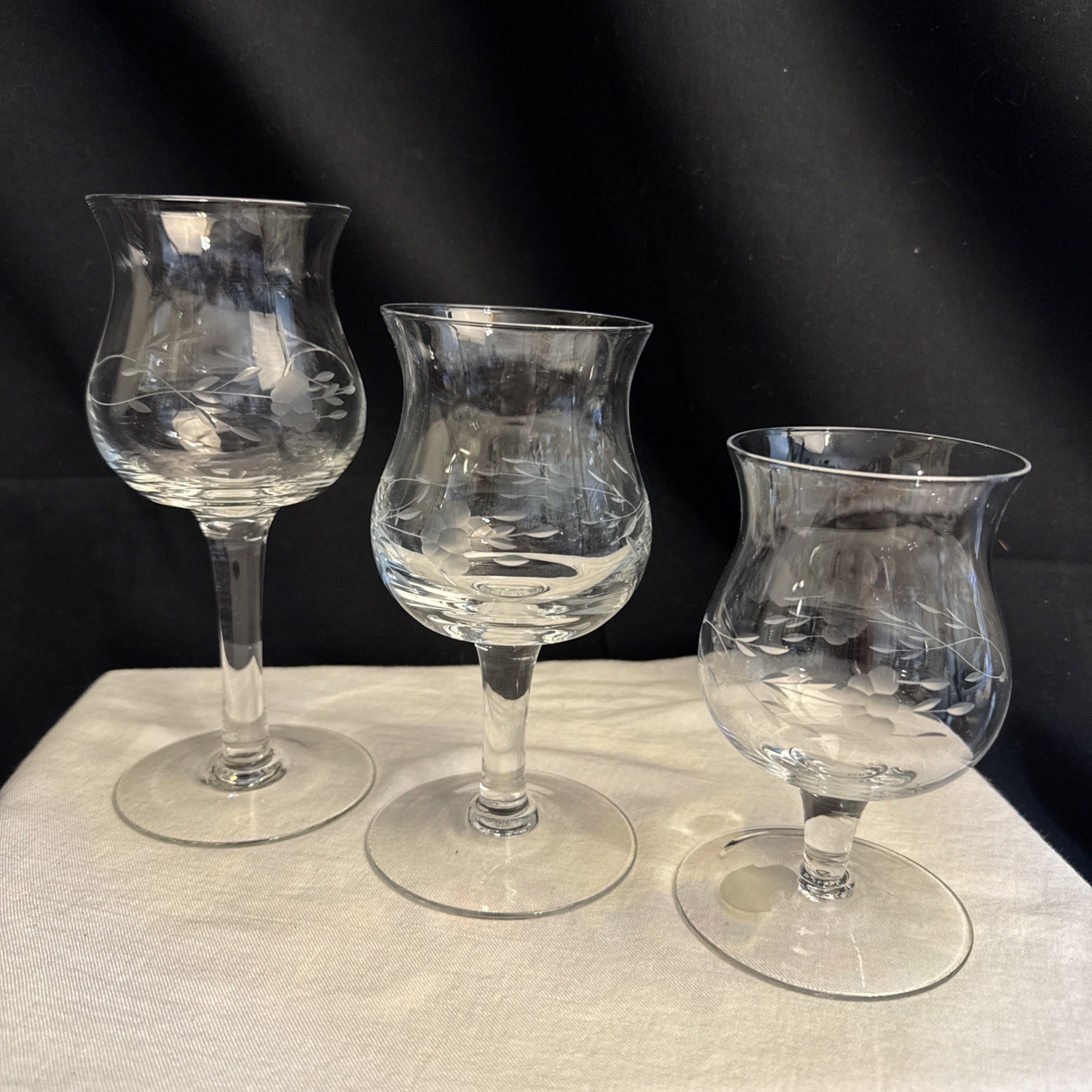 Vtg Princess House 3 Pc No. 311 Heritage Crystal Votive Tier Set Candle Holder
