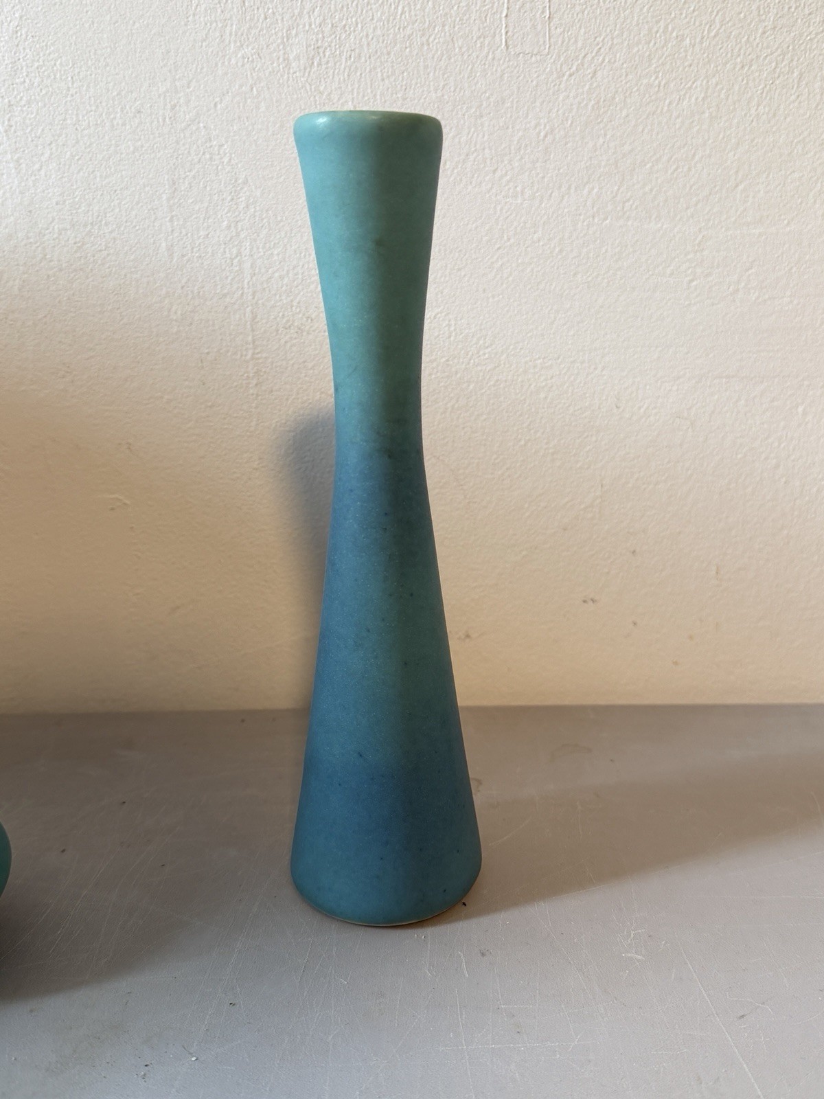 Vintage Van Briggle Turquoise Vase/bud Vase Signed
