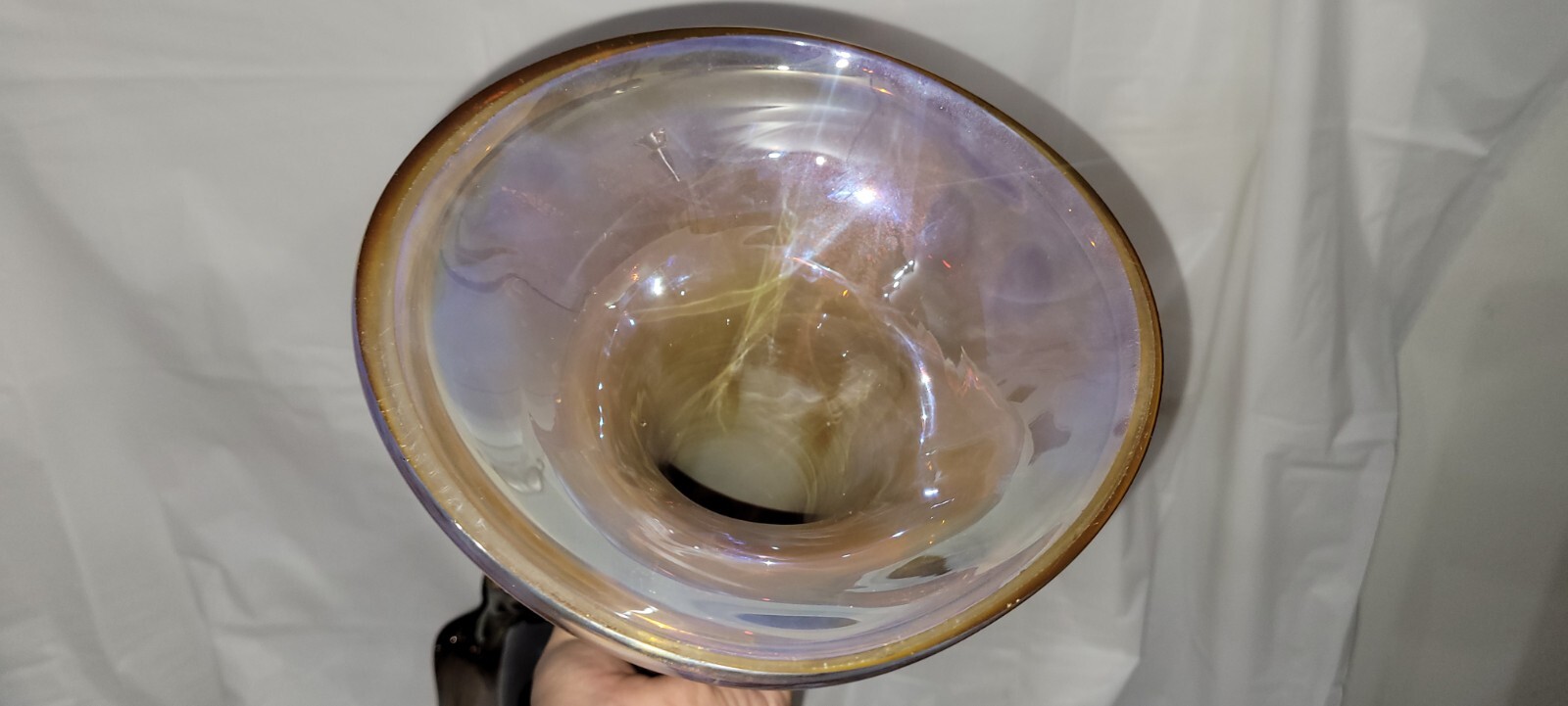 charles sorrels amphora glass vase 22.5 inch Blown Glass Amazing Artist