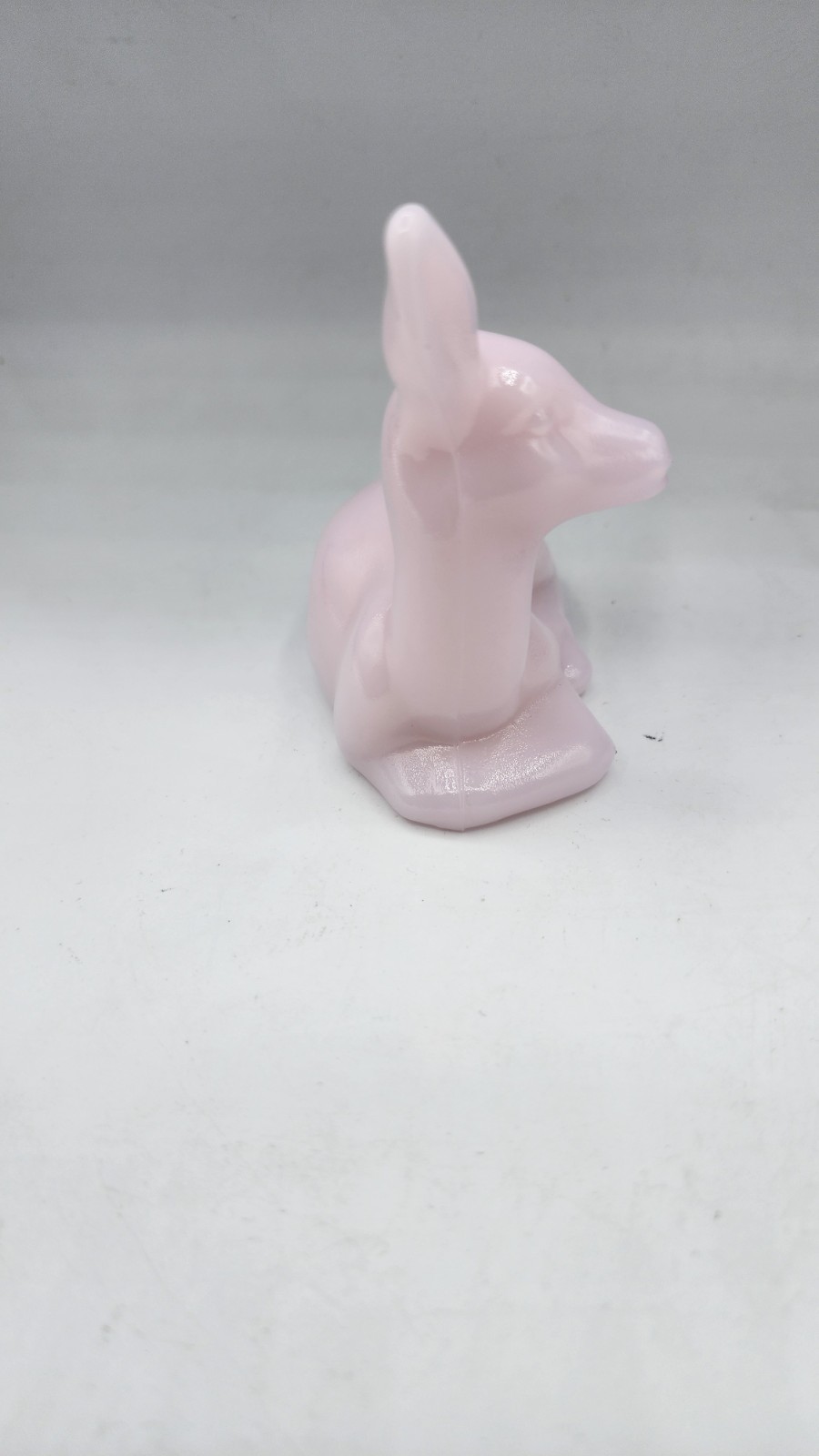 FAWN Crown Tuscan Pink Mosser Glass Deer CHRISTMAS HOLIDAY Ohio