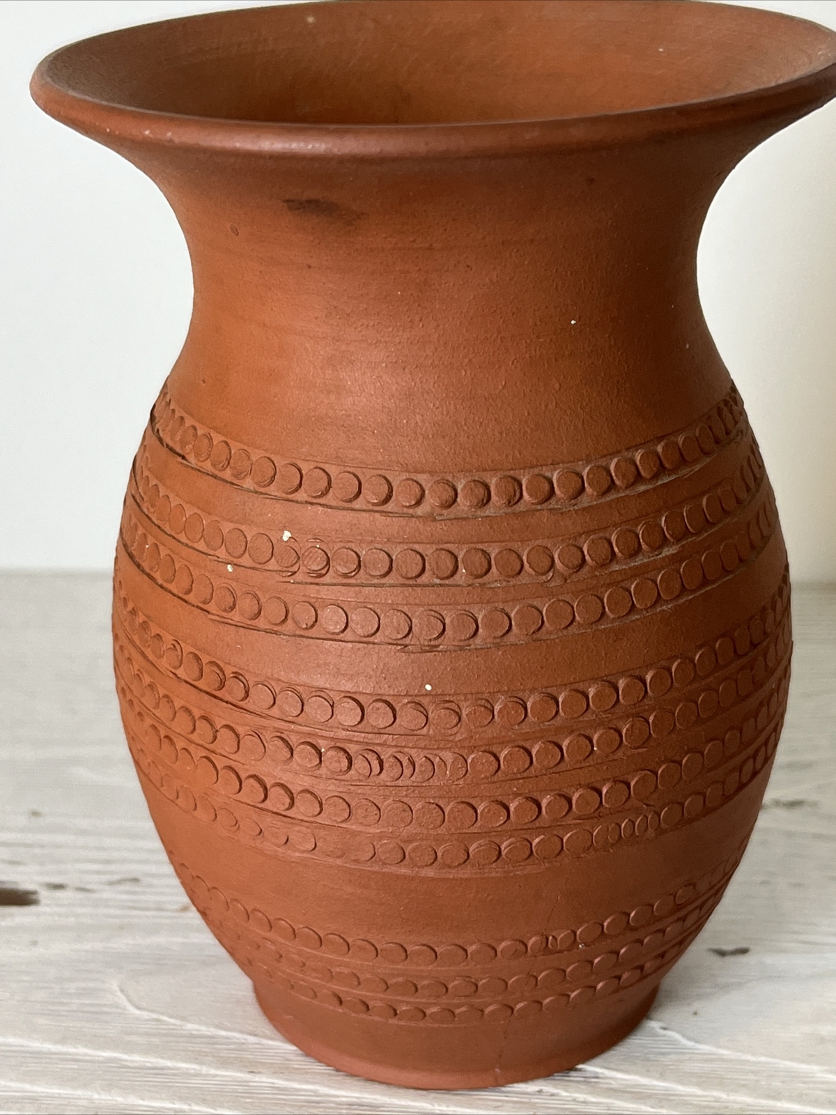 Vintage Heinrich Meister Vase Swiss pottery mid century signed Switzerland Art