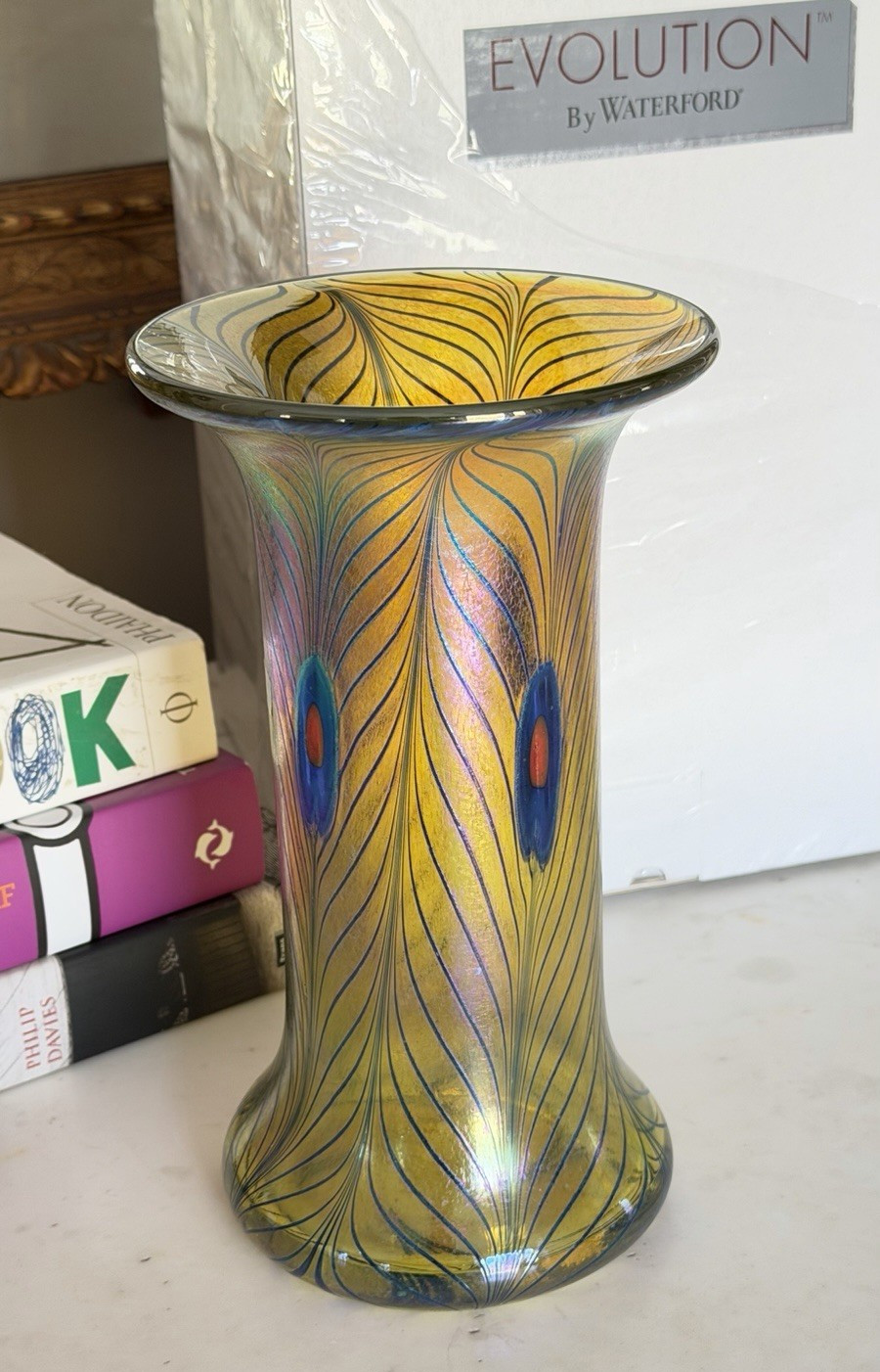 NIB Waterford Evolution Art Glass Vase Robert Held Signed Ltd.Ed 92/150 +Org.Box