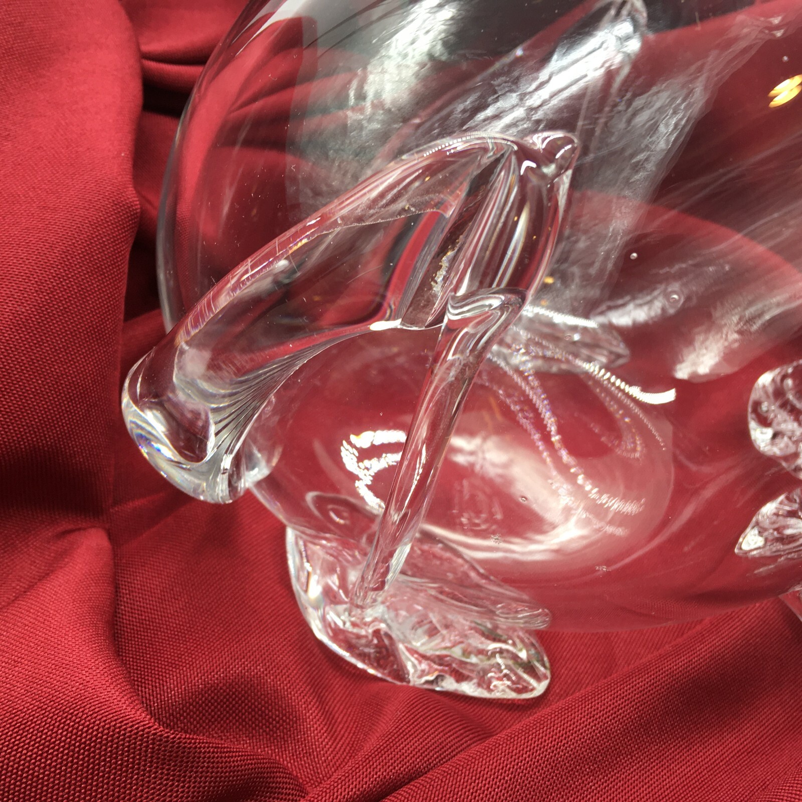 Shannon Crystal Clear Vase/Terrarium 9.5 Inches Anthropomorphic Frog (See Notes)