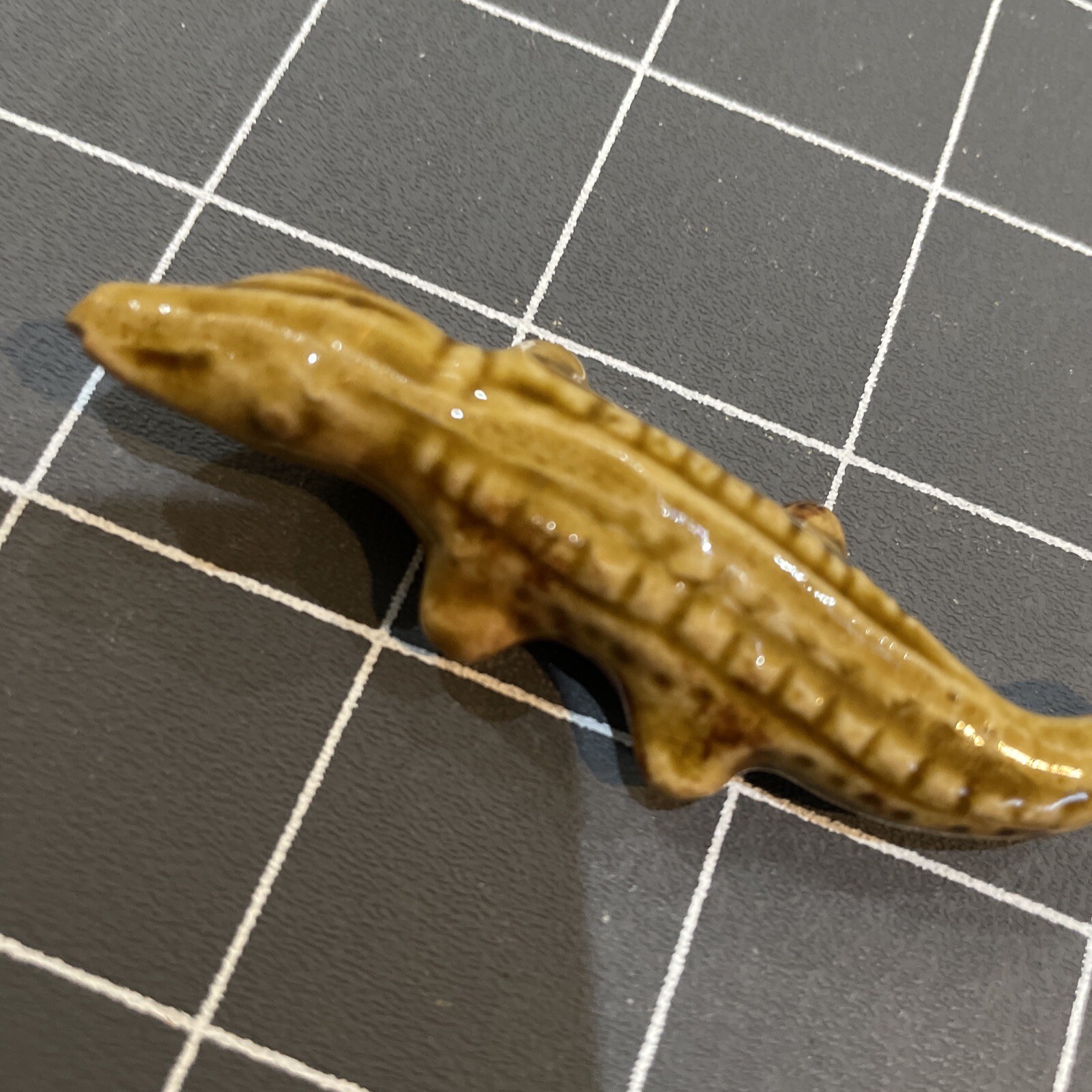 Pottery/ceramic Alligator/crocodile Figure Vintage