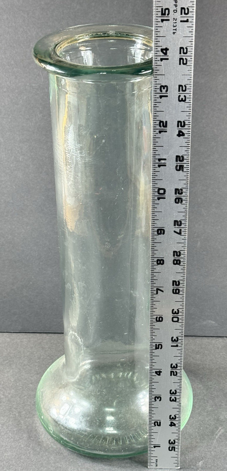 Mid Century 14inch Spanish Blown Glass Vase