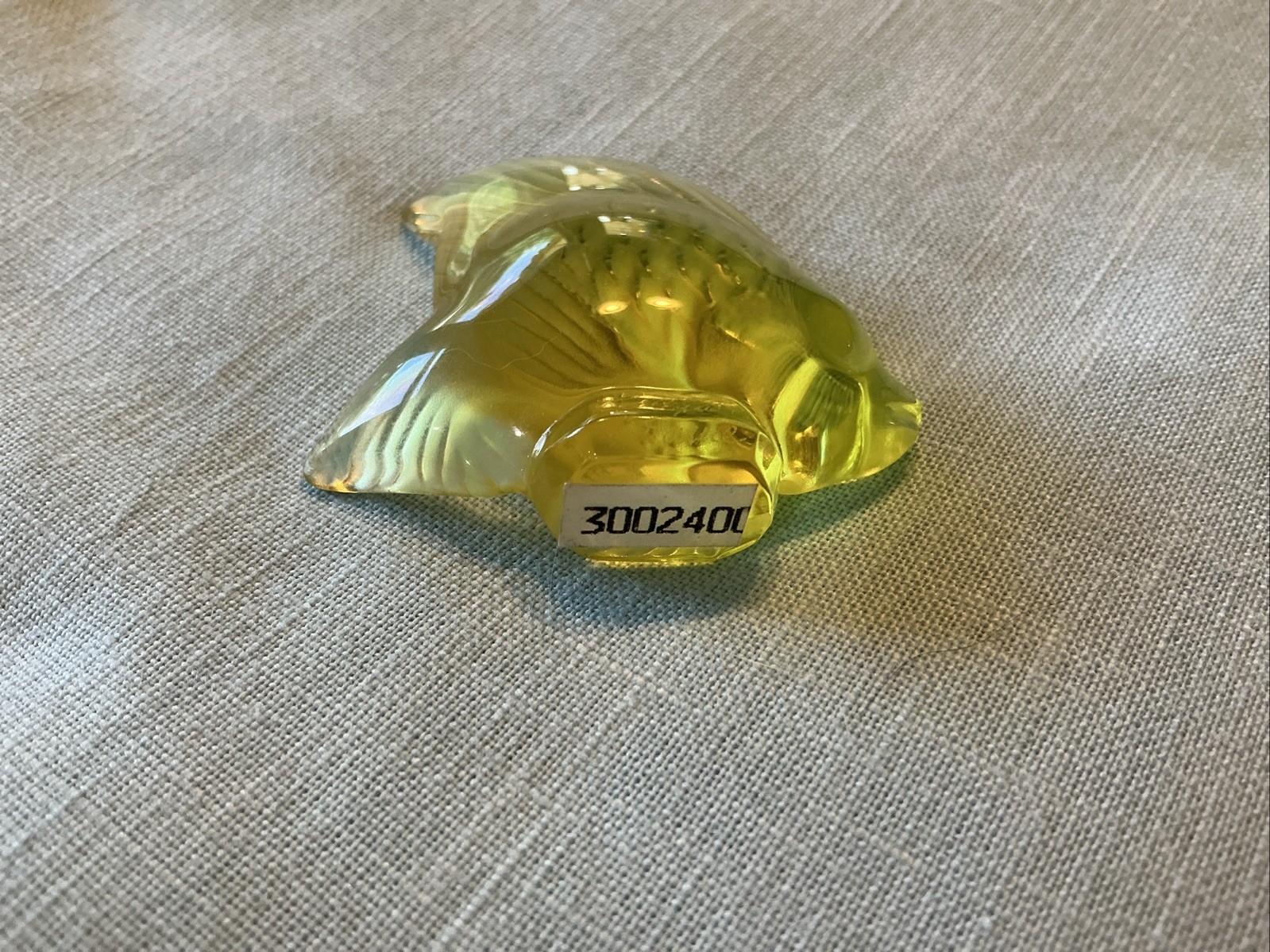 Lalique France Small Yellow Fish