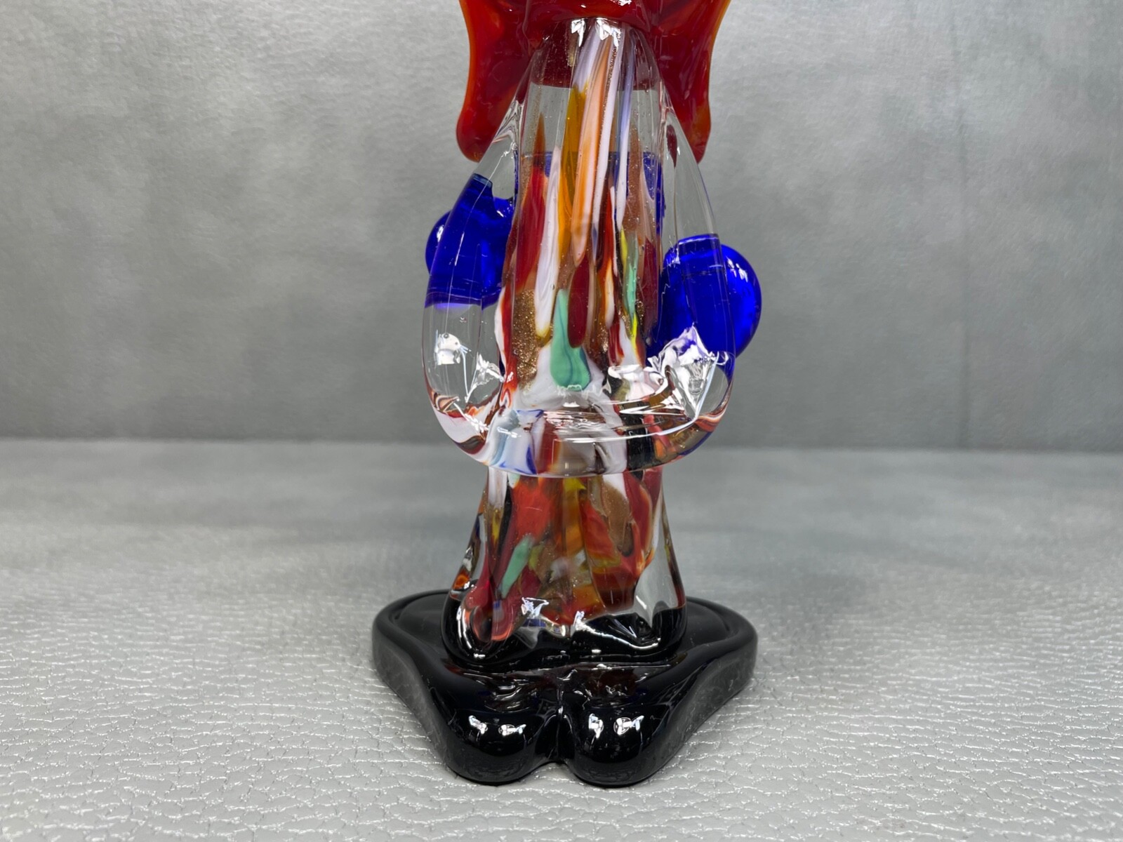 MCM Italian Mid Century Modern Murano Glass Clown Figurine Statue 8 1/2″