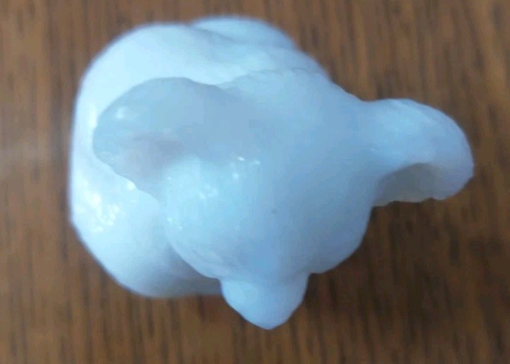 Vtg Boyd’s Crystal Art Glass Milk White HAZEL the KOALA Bear Marked EC UV Glow