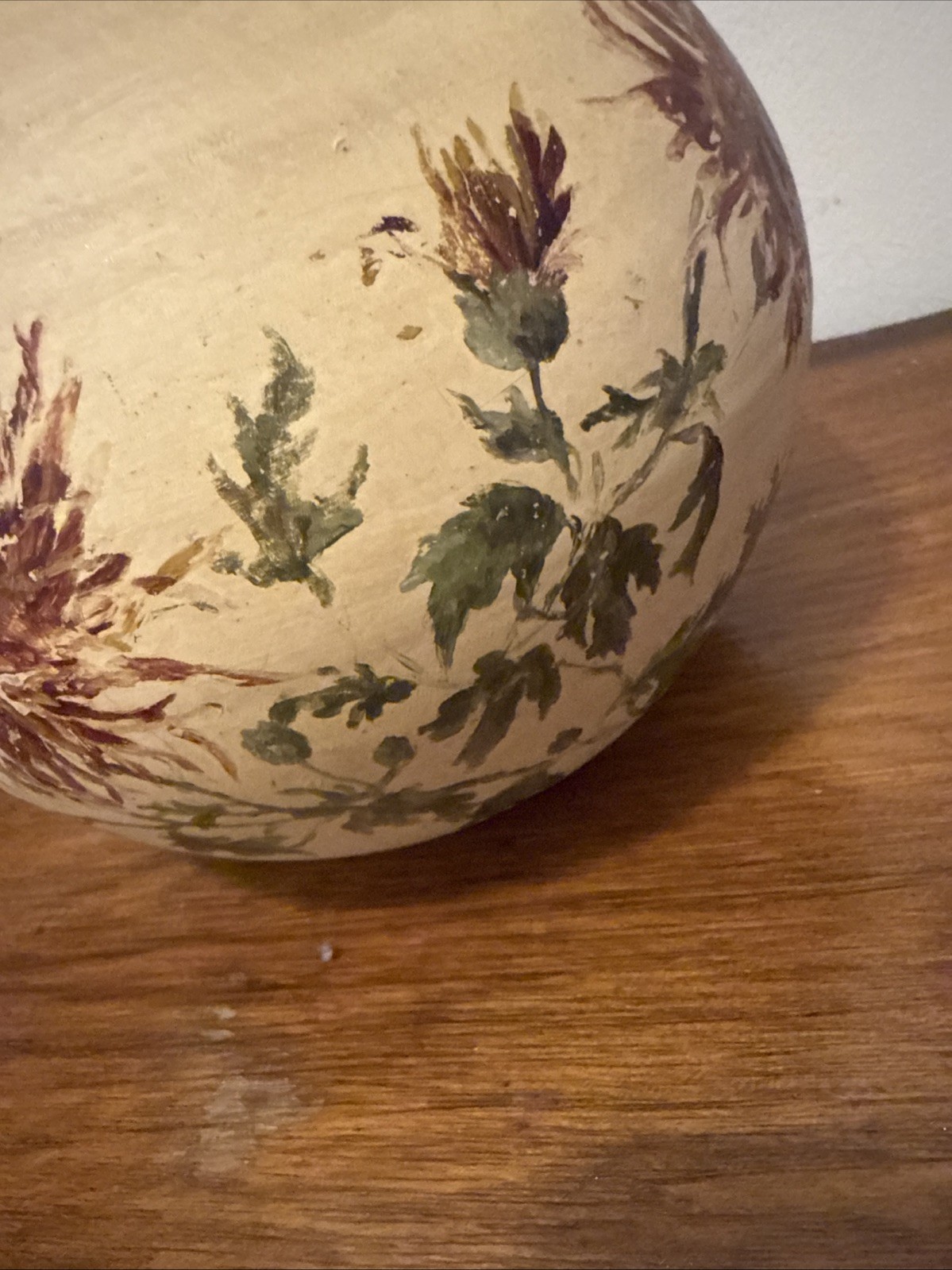 Vintage Stoneware Vase With Snake Wrapped Around The Neck