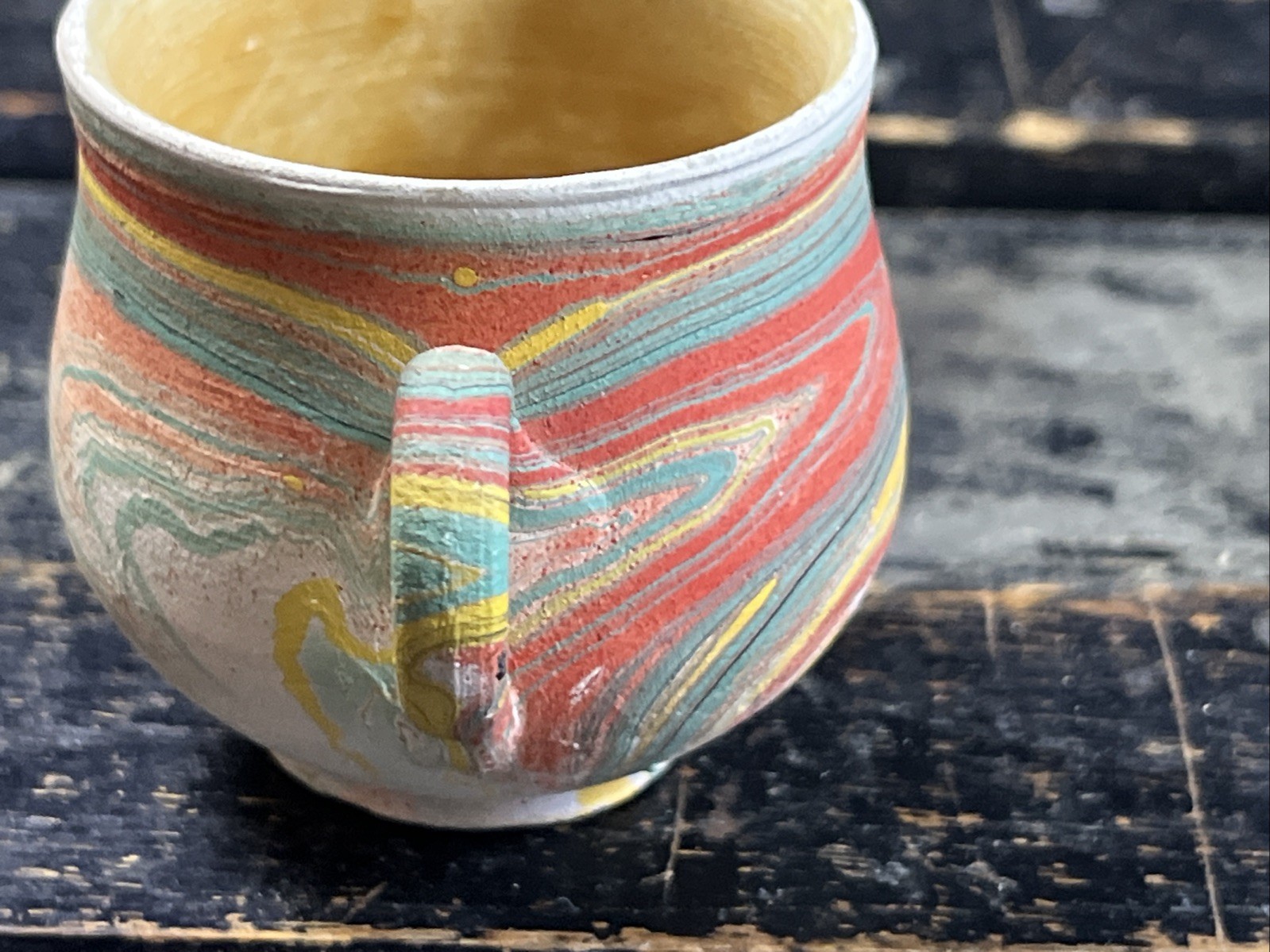 Vintage Garden of the Gods Pottery Pitcher Made in Colorado USA Miniature 2.25″
