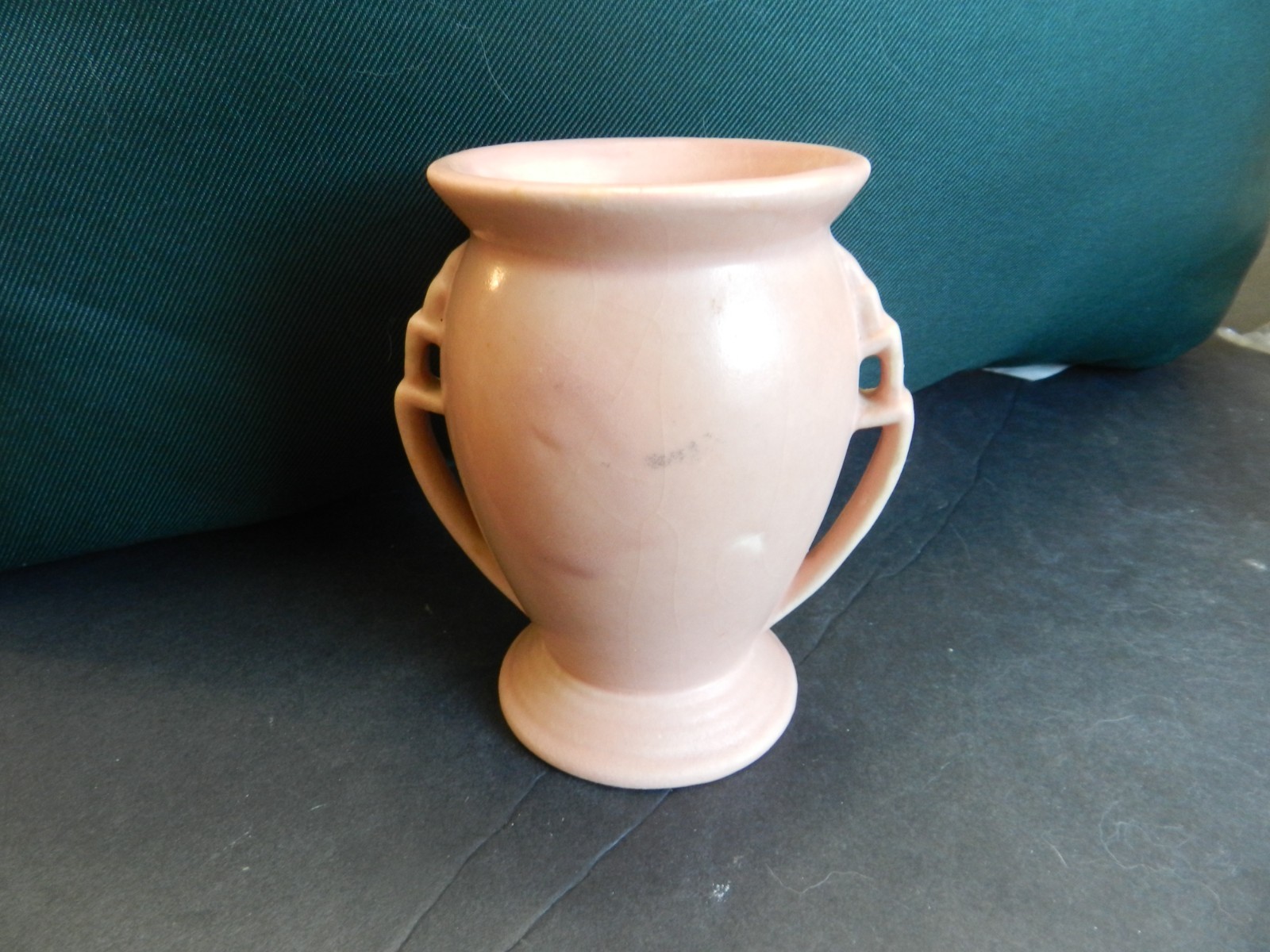 Vtg Haeger Vase – Pink (1933-34) – Art Deco American Pottery – Labeled Beauty