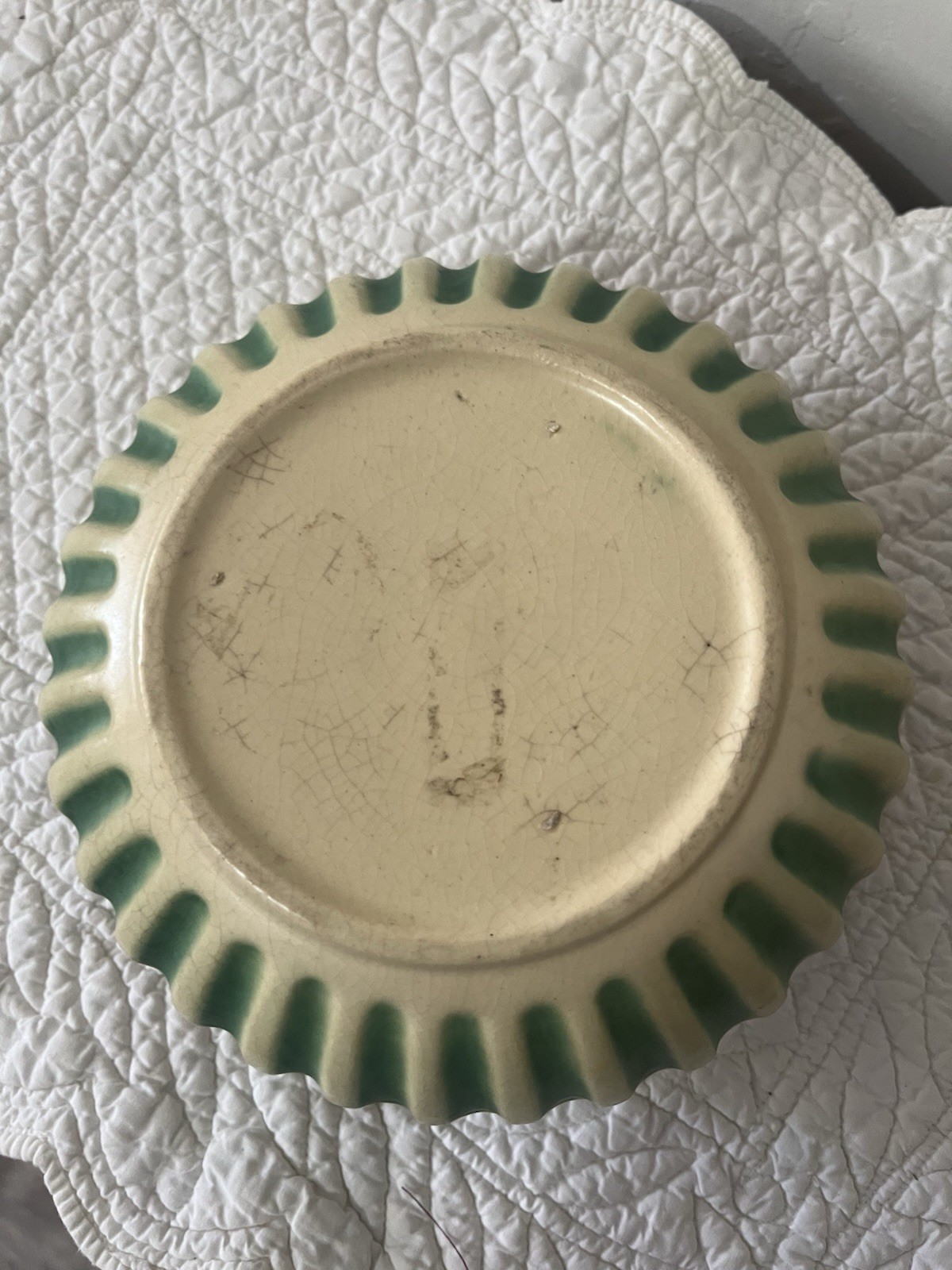 Vintage Roseville Corinthian Pattern Low Bowl Tulip Planter