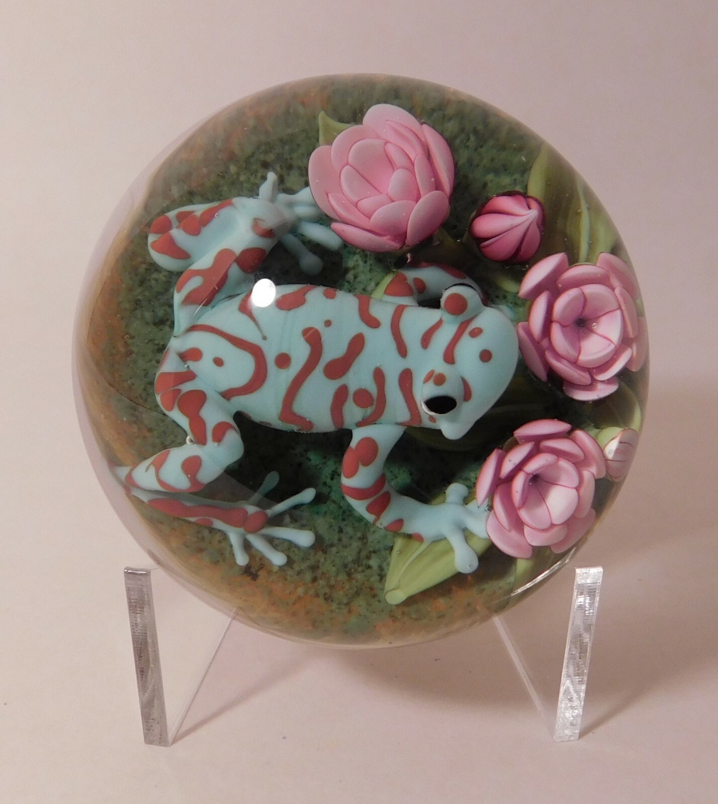 One Brand New Box of 15 MIXED SIZE Acrylic Paperweight Stands -Best on Internet!