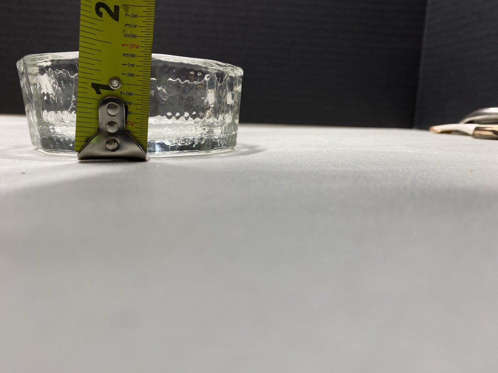 blenko glass ashtray 4 Inches Wide By 1 1/2 Inches Tall