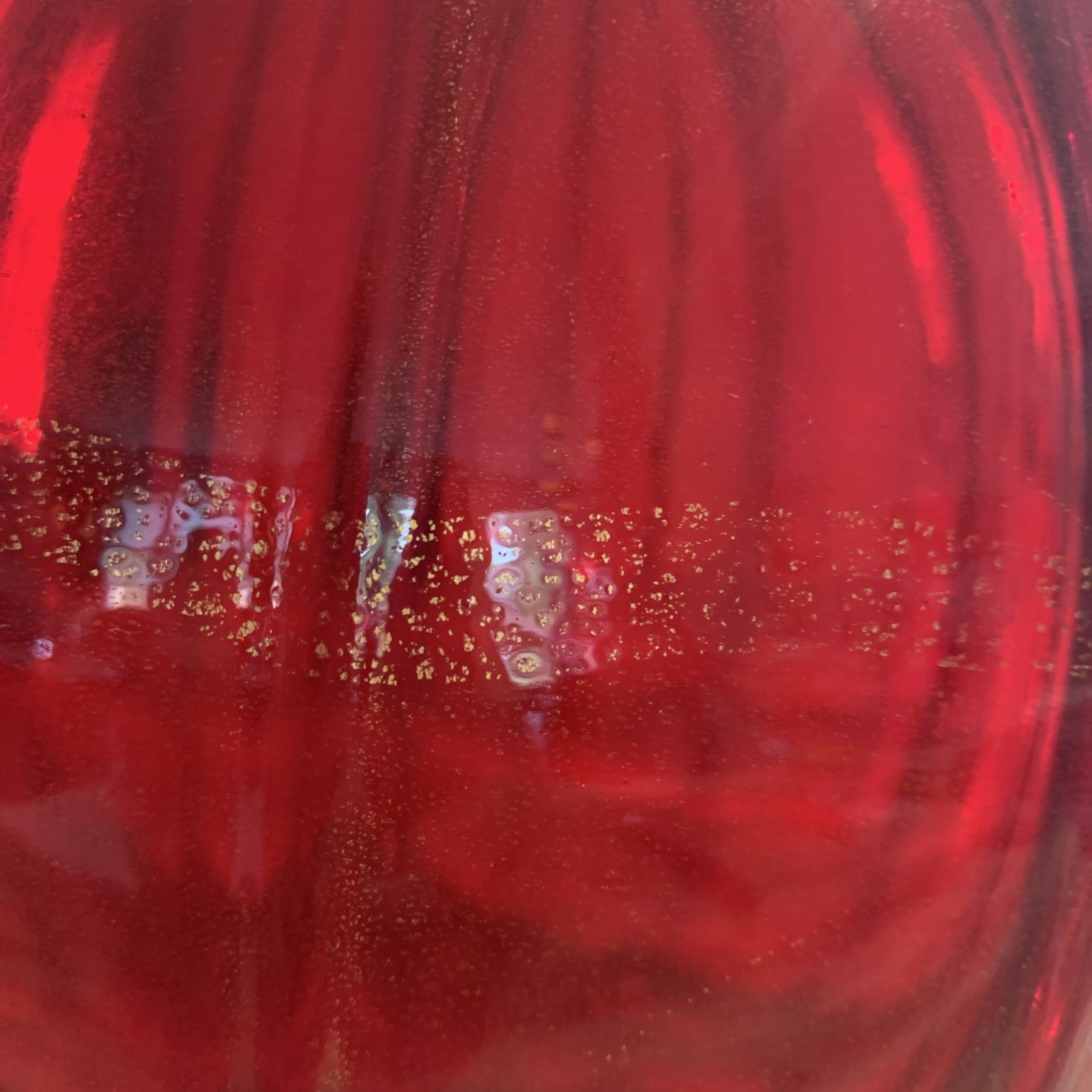 Barovier Murano Glass Vase With A Gold Wash—Soffito