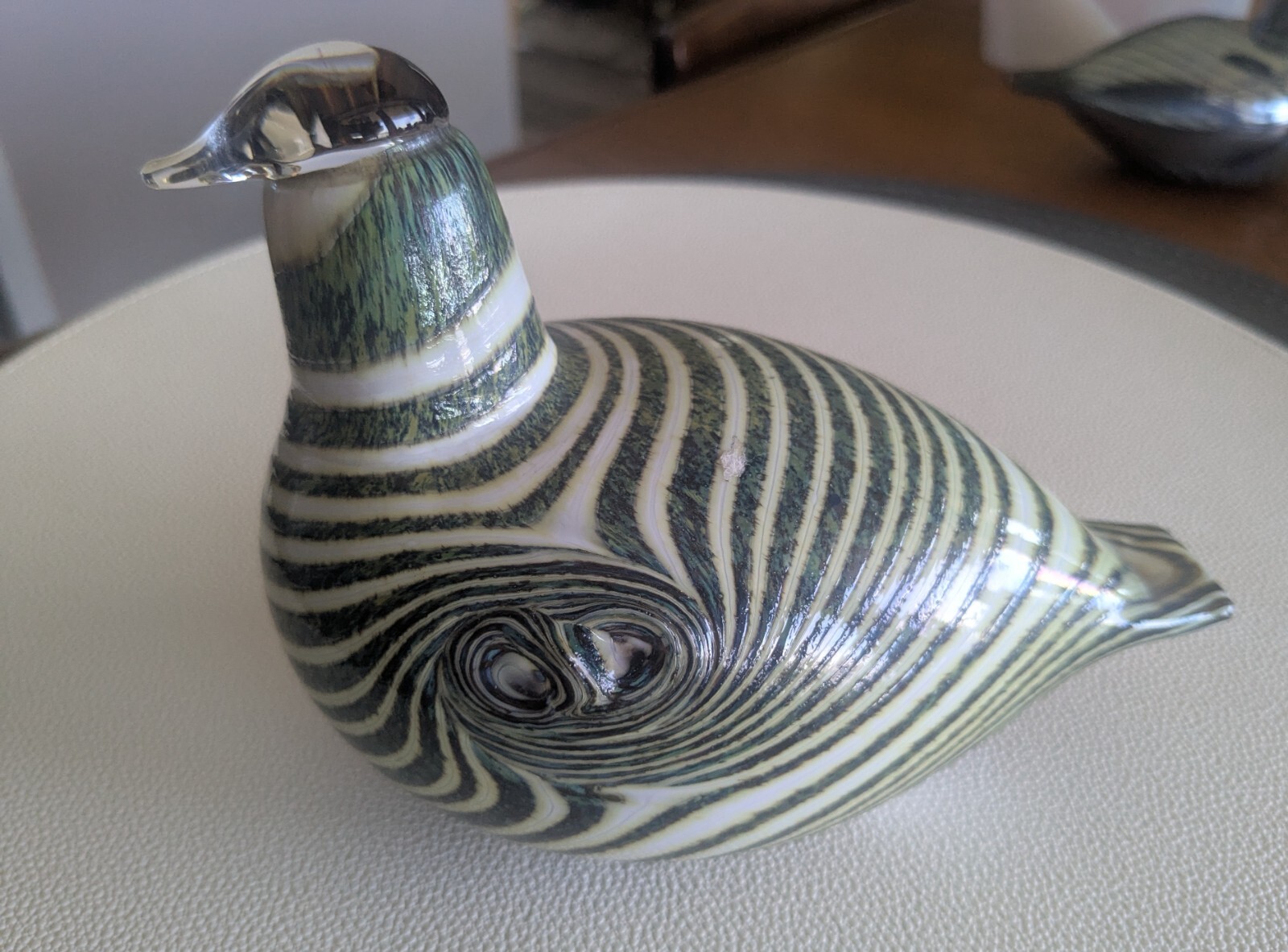 Oiva Toikka glass bird – looks like ceramic