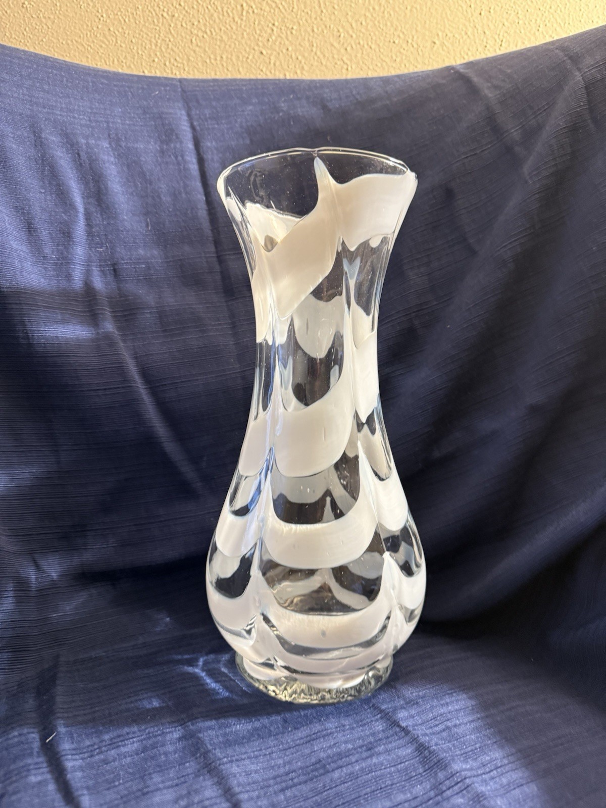 Vintage Barovier & Toso Graffito Diafano Bianco Ercole Barovier Art Glass