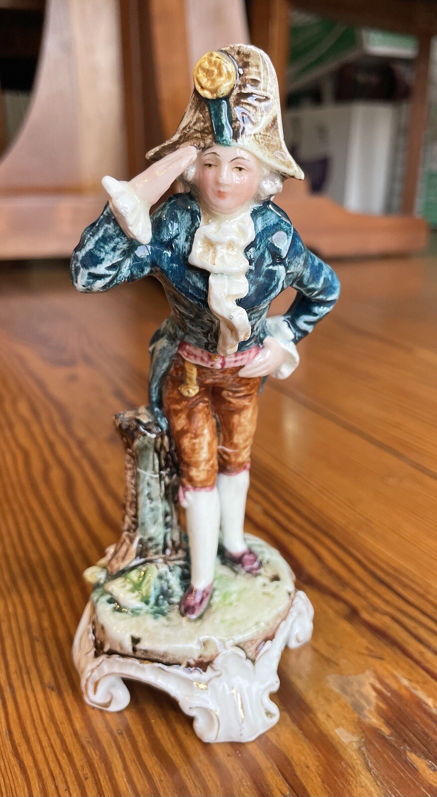 ANTIQUE CERAMIC FIGURINES MAJOLICA GERMAN AUSTRIA BERNARD BLOCH ? 1900-1919