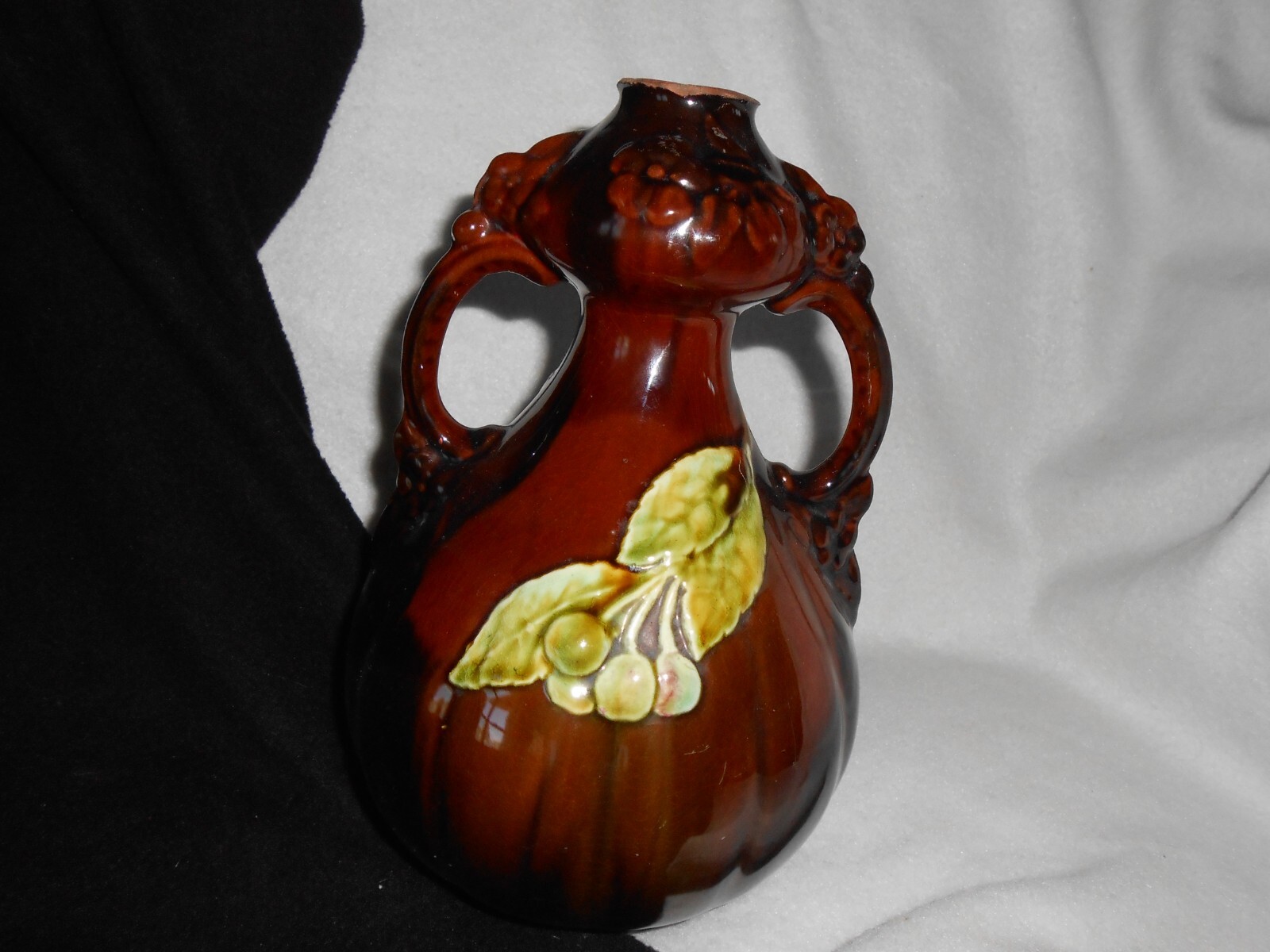 Vintage  Brown Pottery beautiful glaze