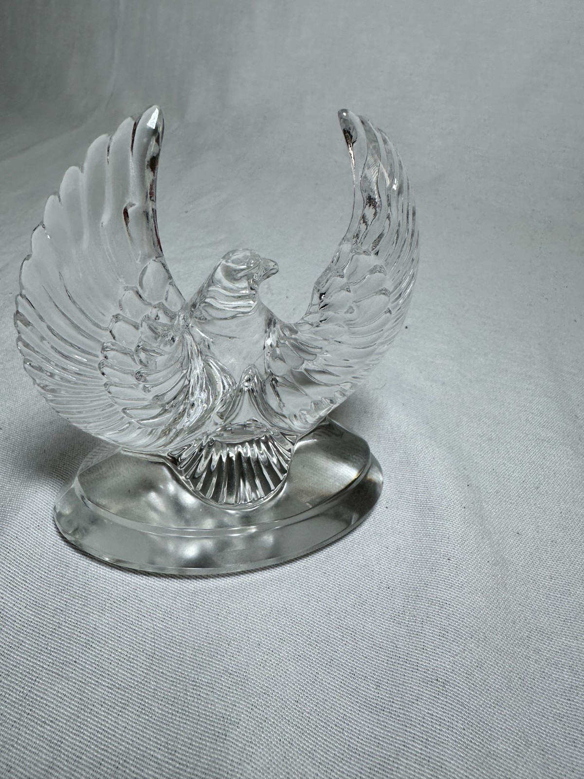 Vintage Art Glass & Crystal Lot – Stölzle Kristall Eagle, Taiwan Gold Leaf Apple