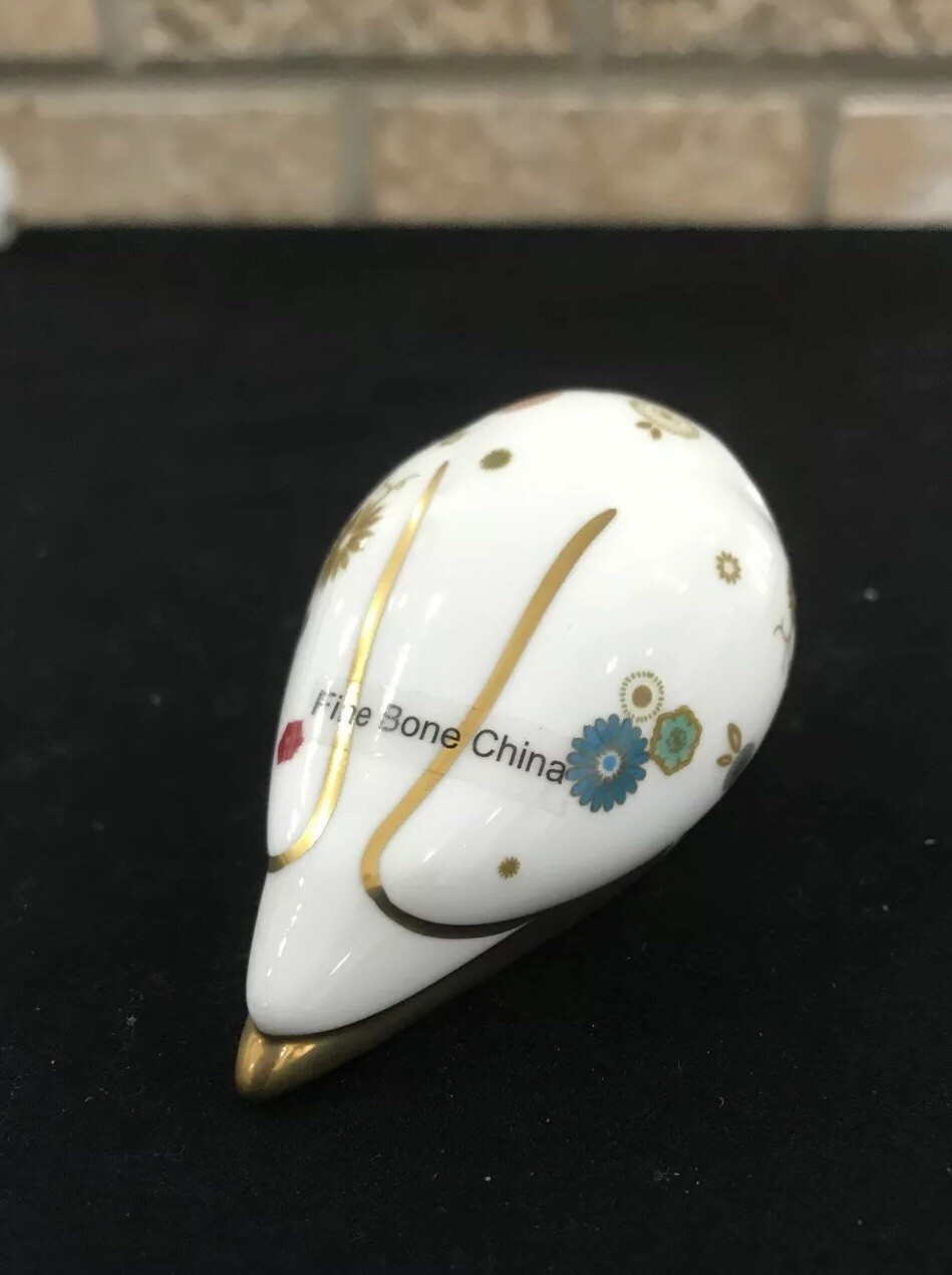 Aynsley Miniature Porcelain Owl Fine Bone China