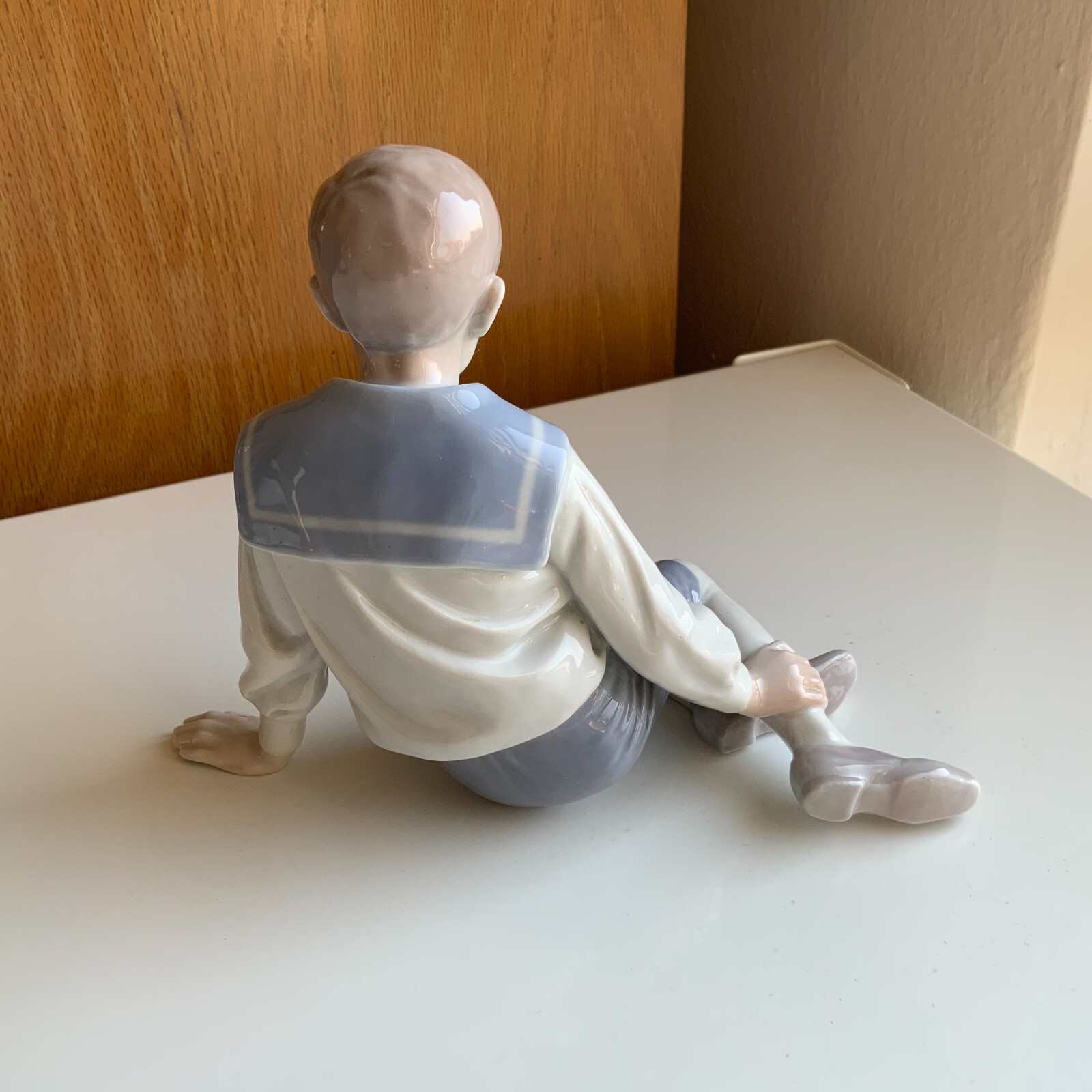HTF B&G Bing & Grondahl Boy Sitting Figurine 1743 IPI 1stQ Excellent Early 1900s