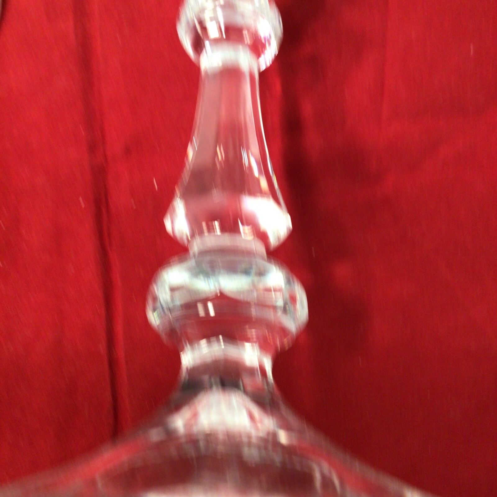 Pair of 2 Cristal J.G. Durand France Parisienne Candlesticks 8” NEW in Box