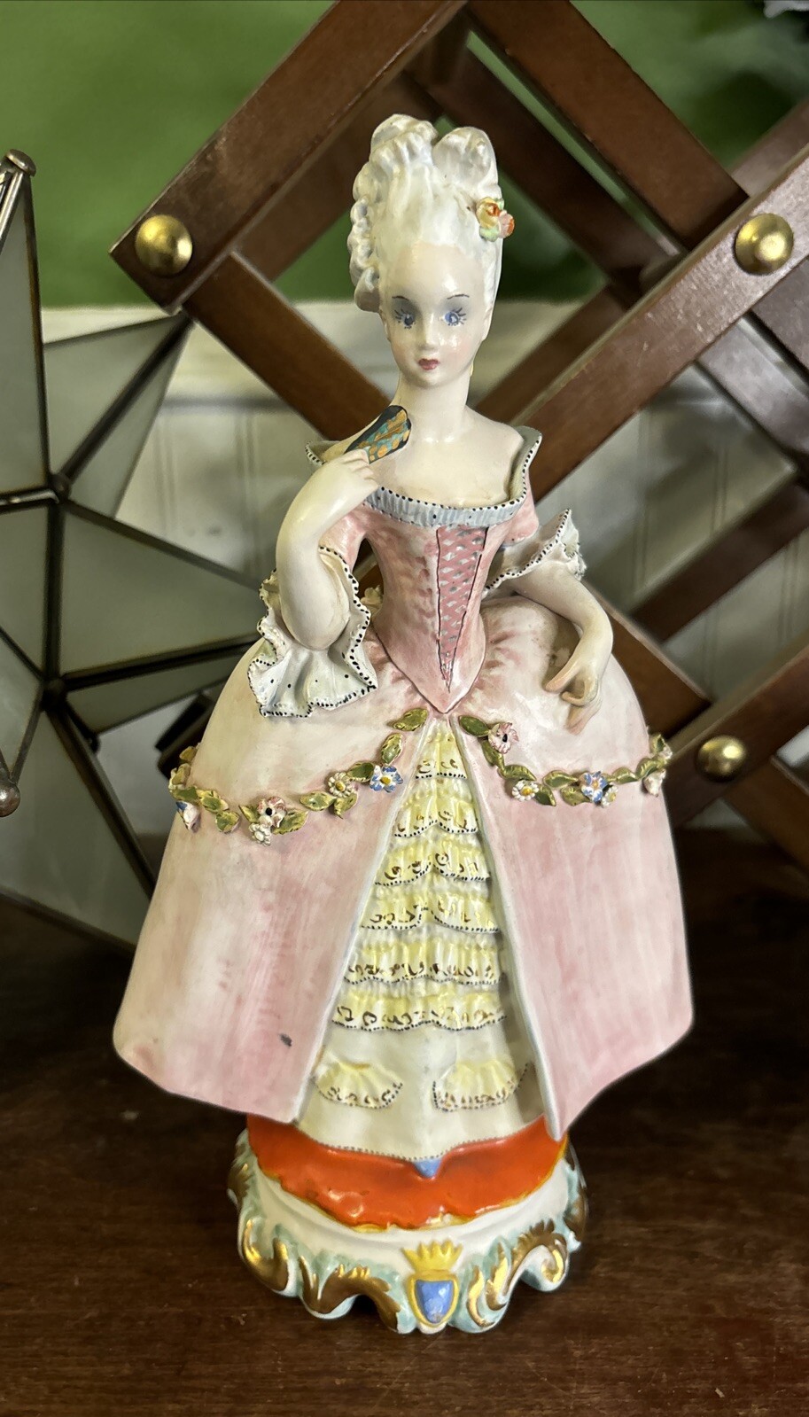 VTG SIGNED RARE ELEGANT LADY MARIE ANTONETTE TARCISIO TOSIN POTTERY FIGURINE