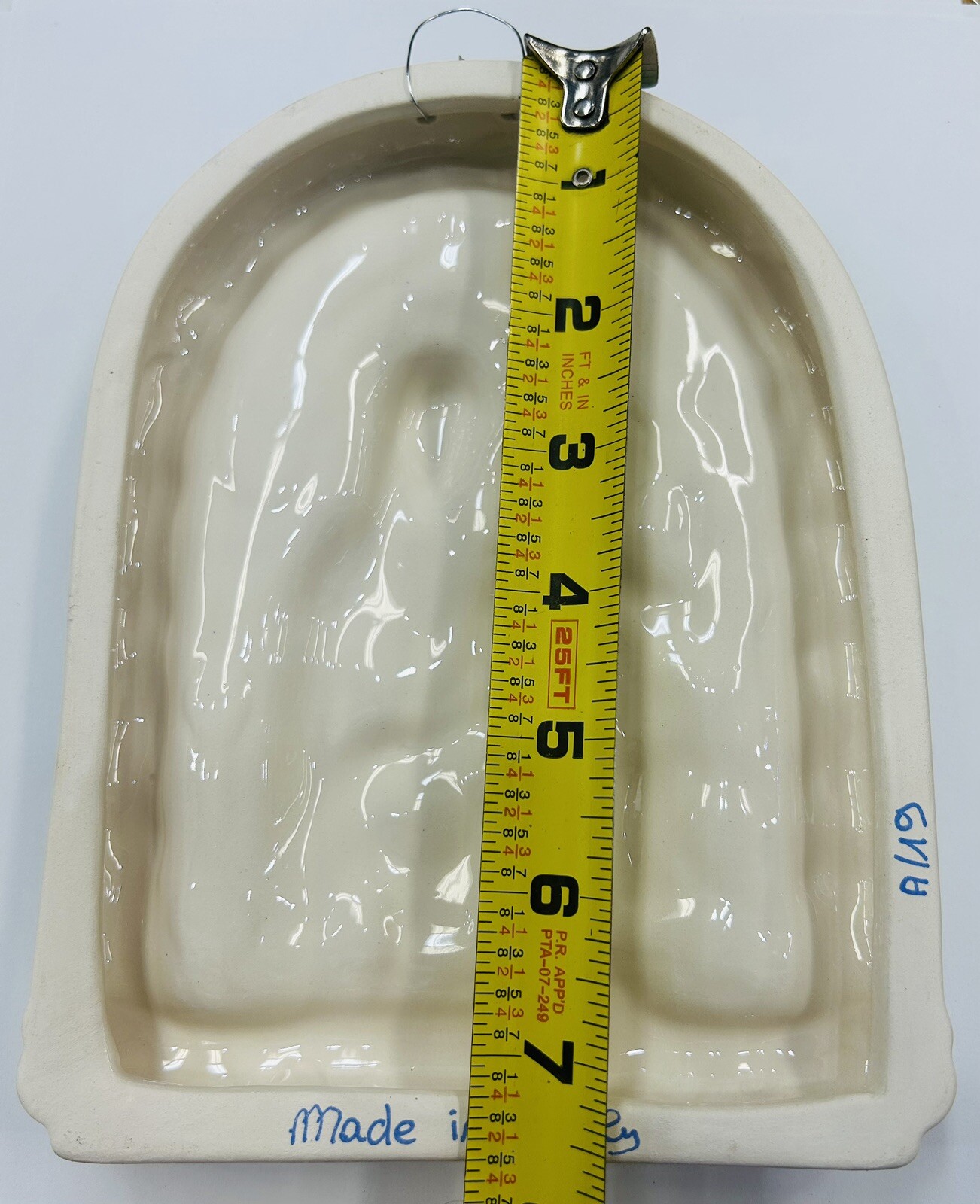 Della Robbia Style 7,1/2’’ X 6’’ Plaque Made by Hand in Italy