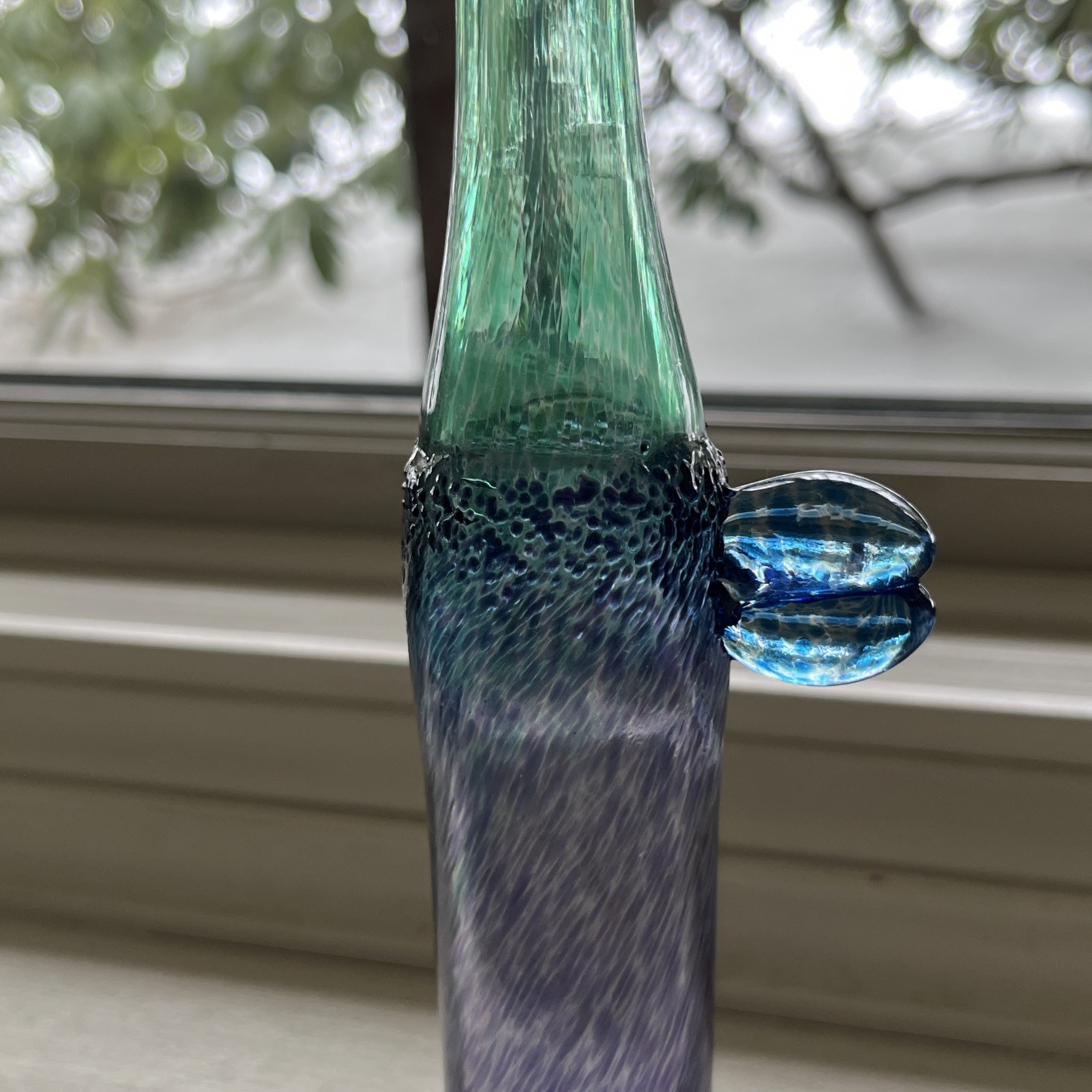 Boda ” Windpipe ” Vase Rare Bertil Vallien Artist Collection Sweden 1970 Signed