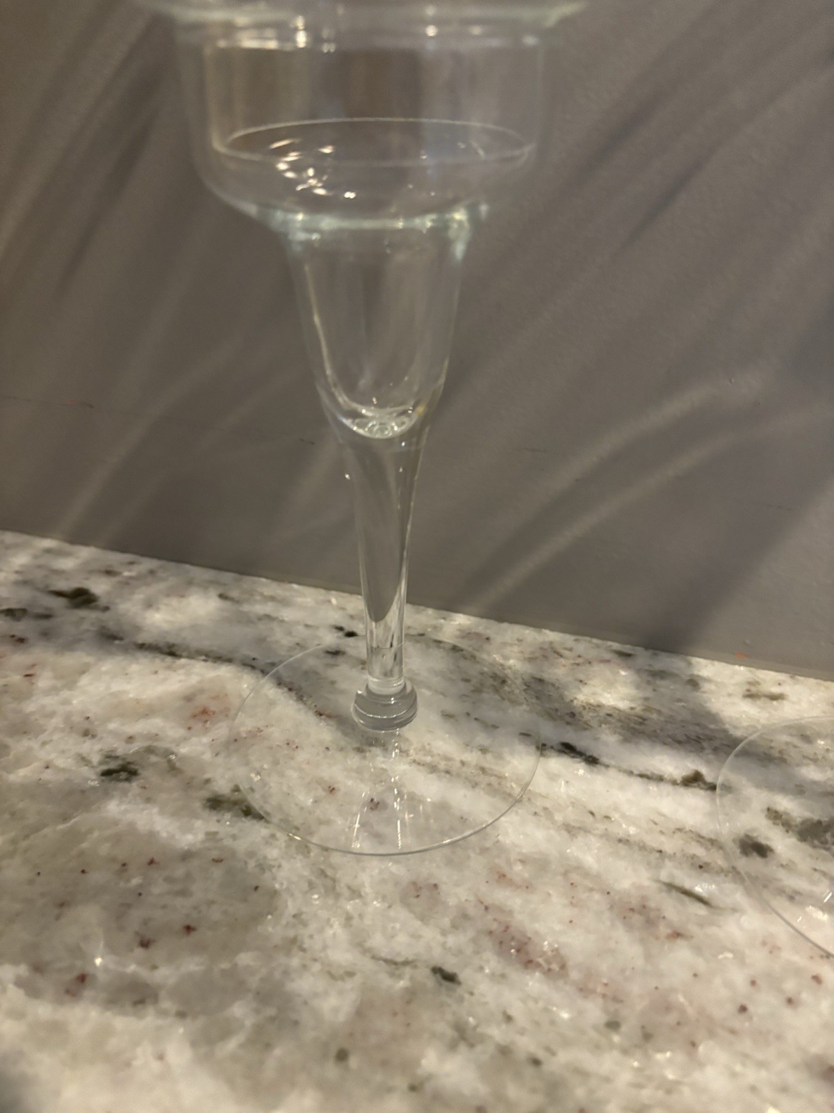Princess House Crystal Heritage Hurricane Candle Lamps Set of 2