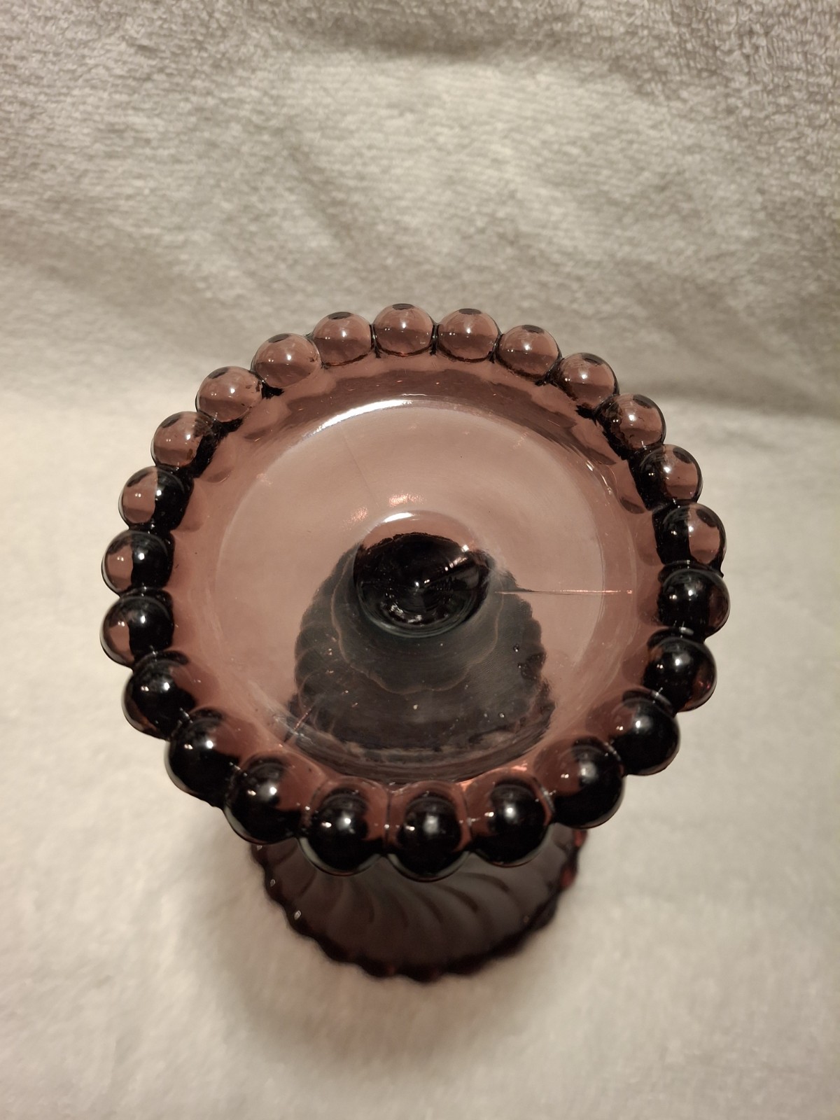 Westmoreland Amethyst And Ball Vase