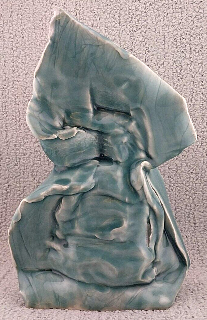 Abstract Ceramic Studio Art Masterpiece by Matthew Paul Isaacson ~ 9.5″ ~ Mint!!