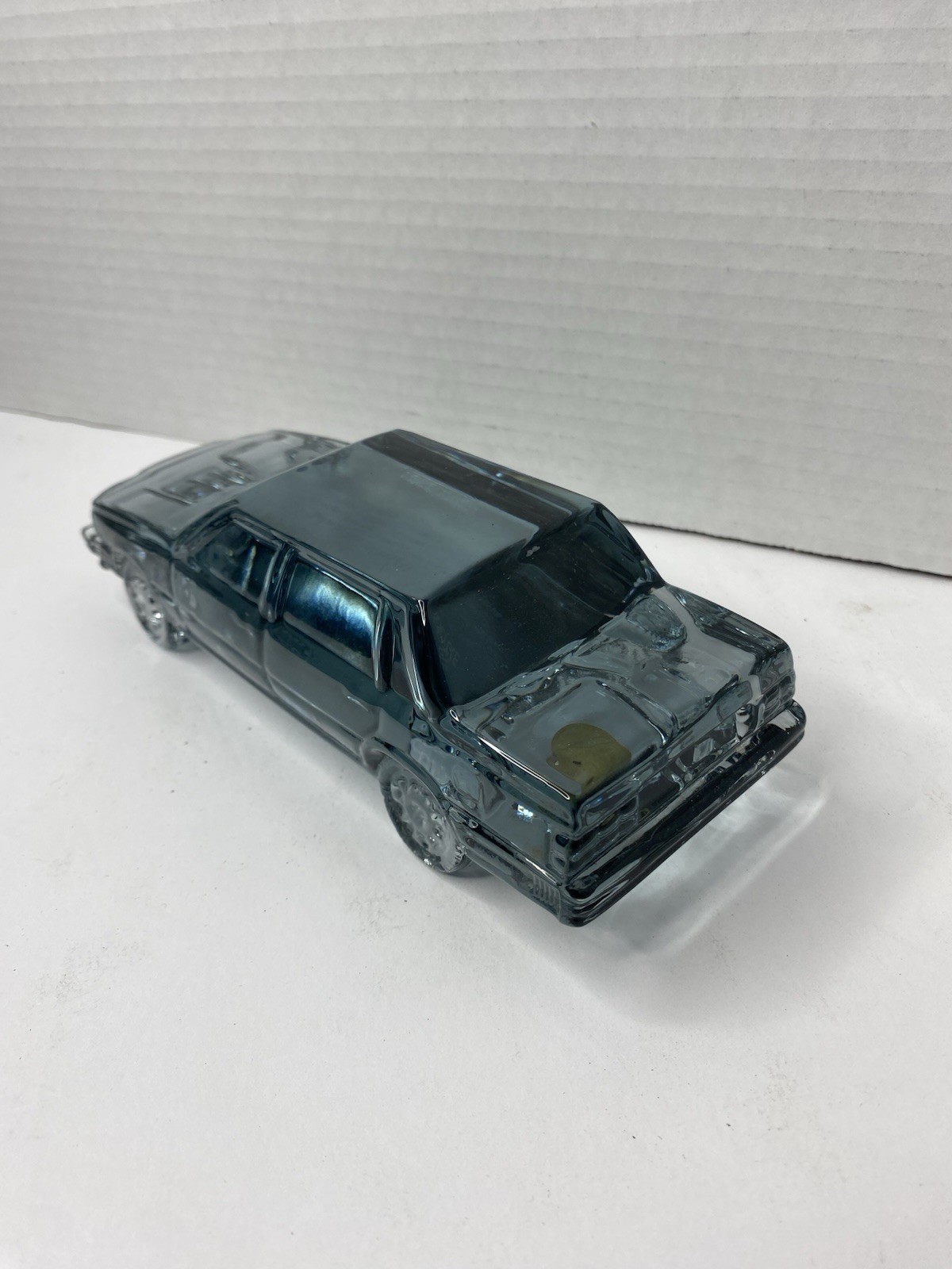VTG Reijmyre Sweden Volvo 760 GLE Glass Crystal Car Paperweight 1980s vintage