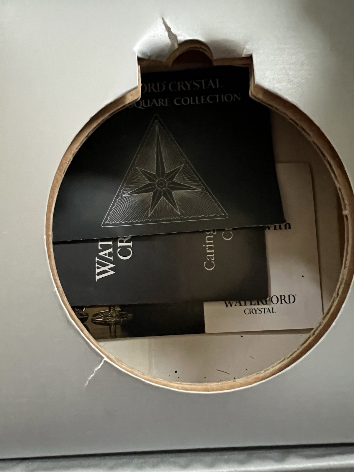 Waterford Crystal Times Square Millennium Ball Ornament NOB Star of Hope