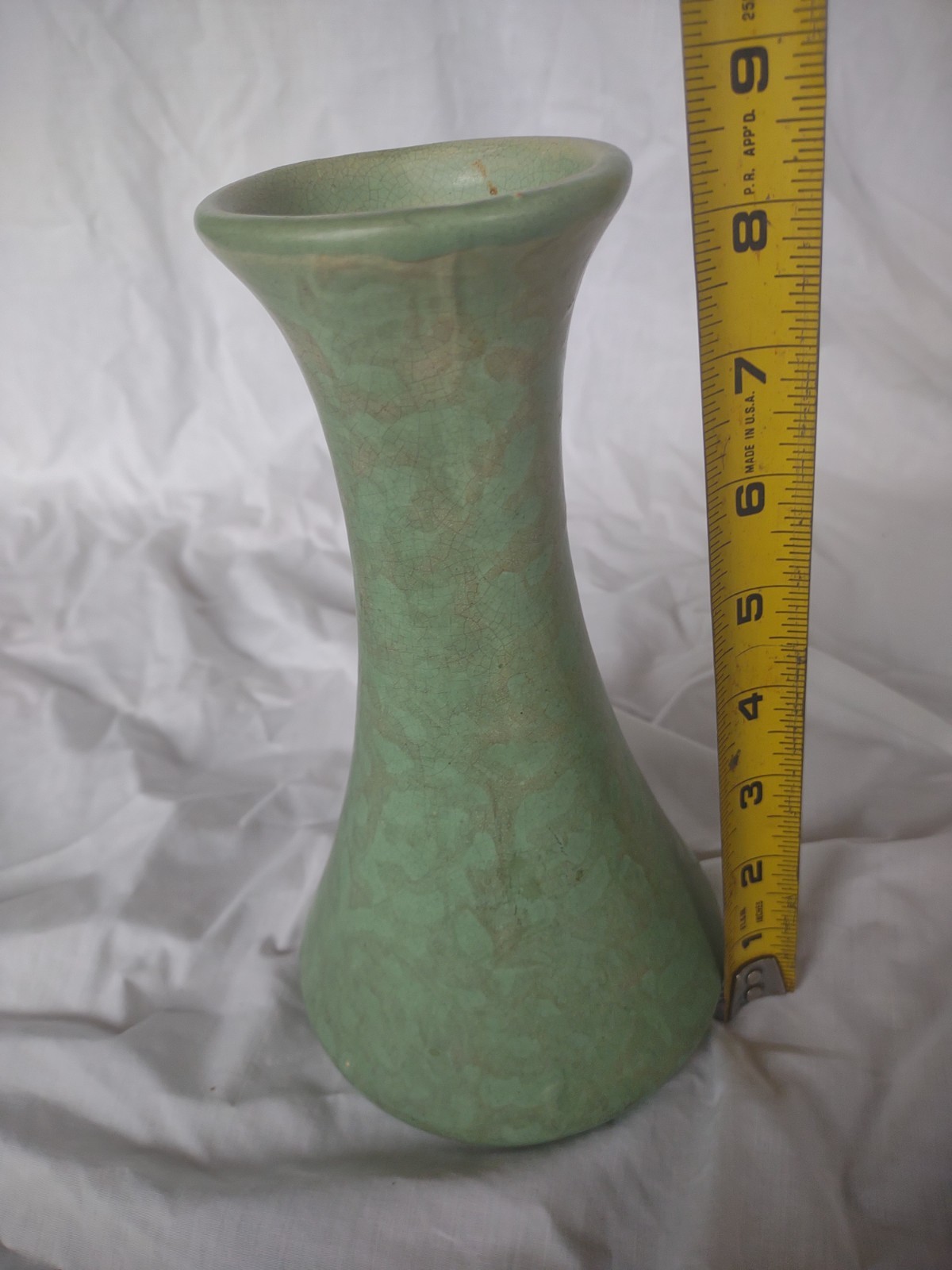 Brush McCoy Vase Vellum Mottled
